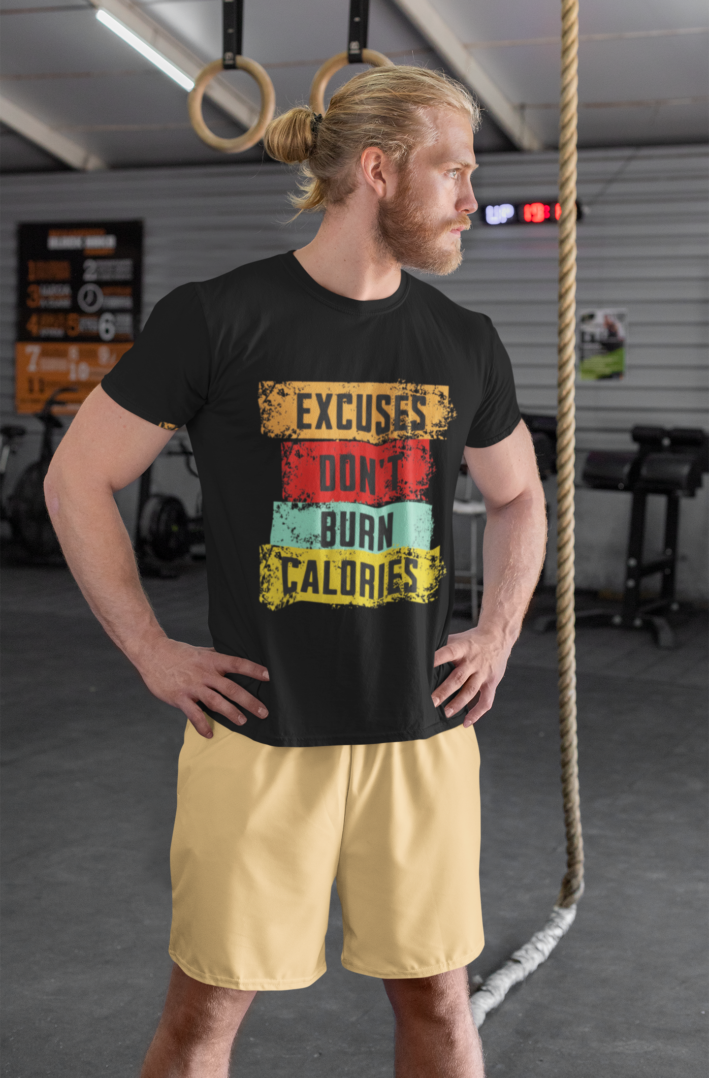 Men’s Motivational Gym T-Shirt