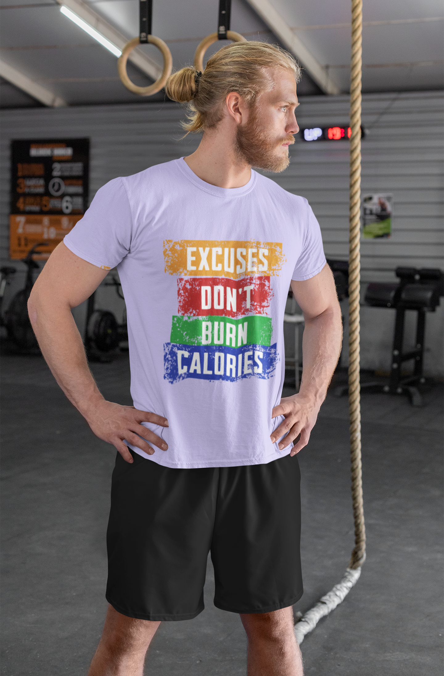 Men’s Motivational Gym T-Shirt