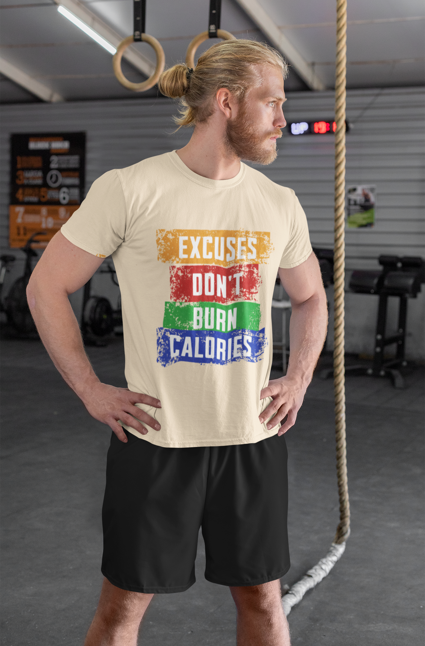 Men’s Motivational Gym T-Shirt