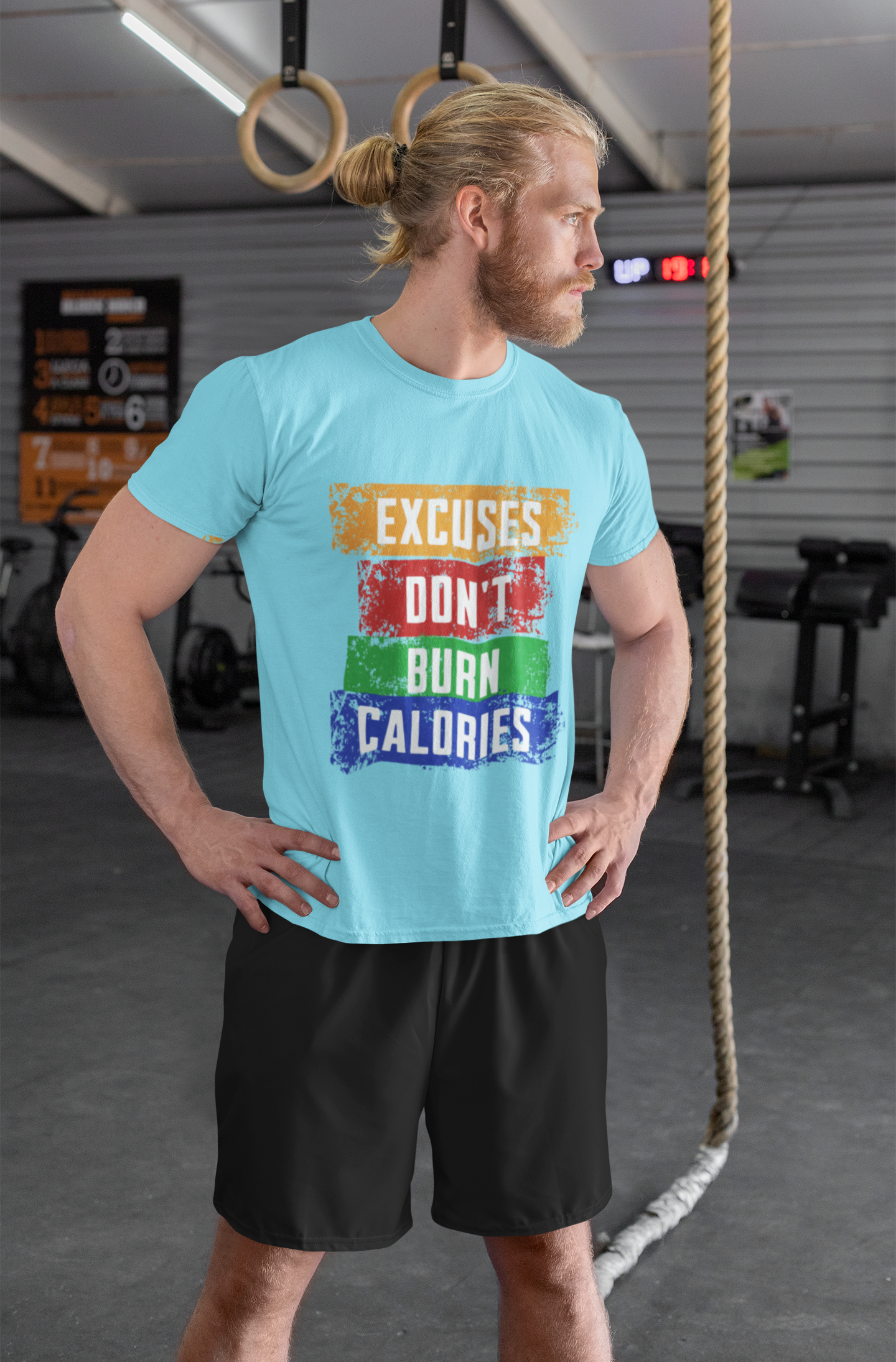 Men’s Motivational Gym T-Shirt