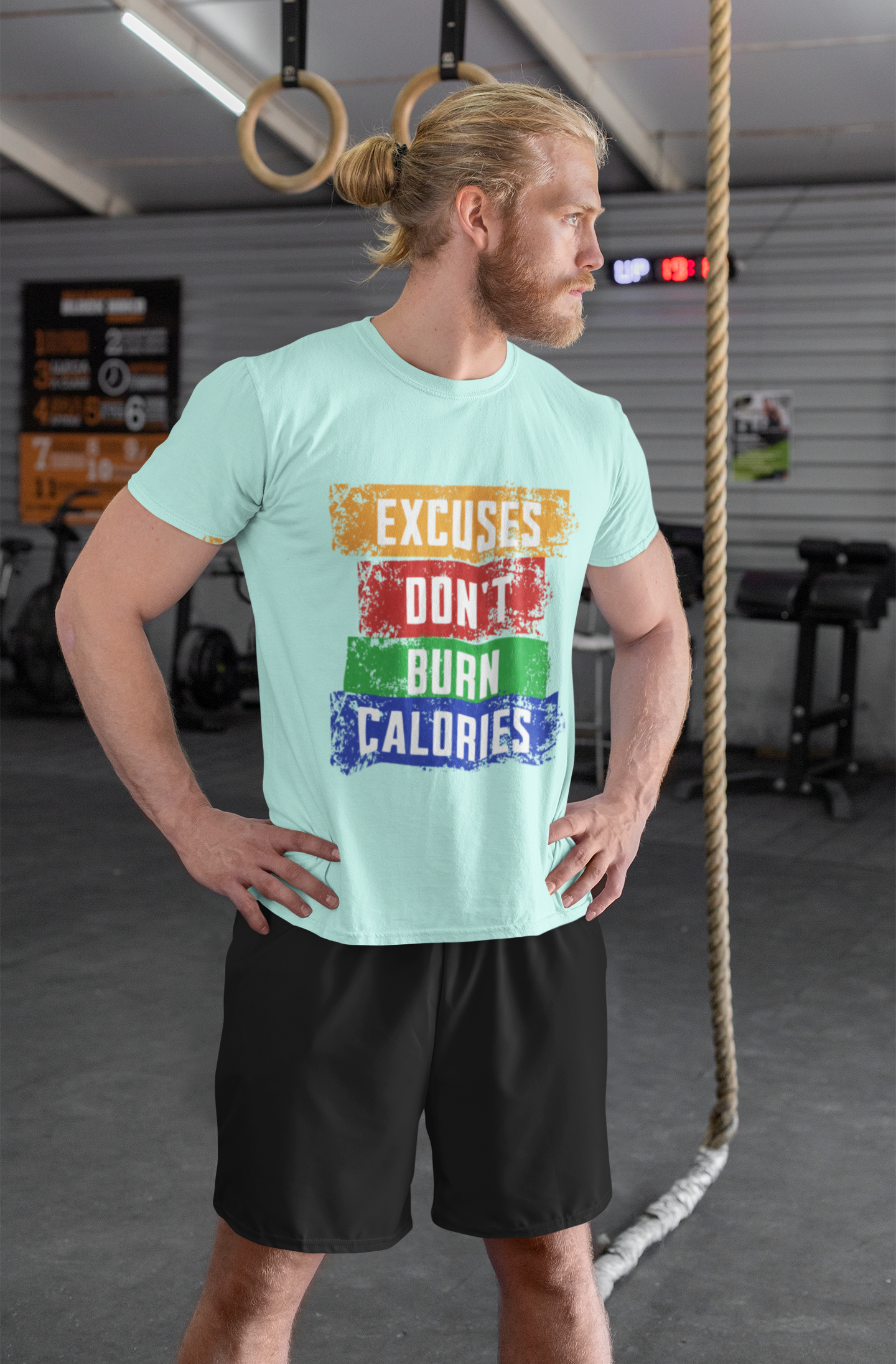 Men’s Motivational Gym T-Shirt