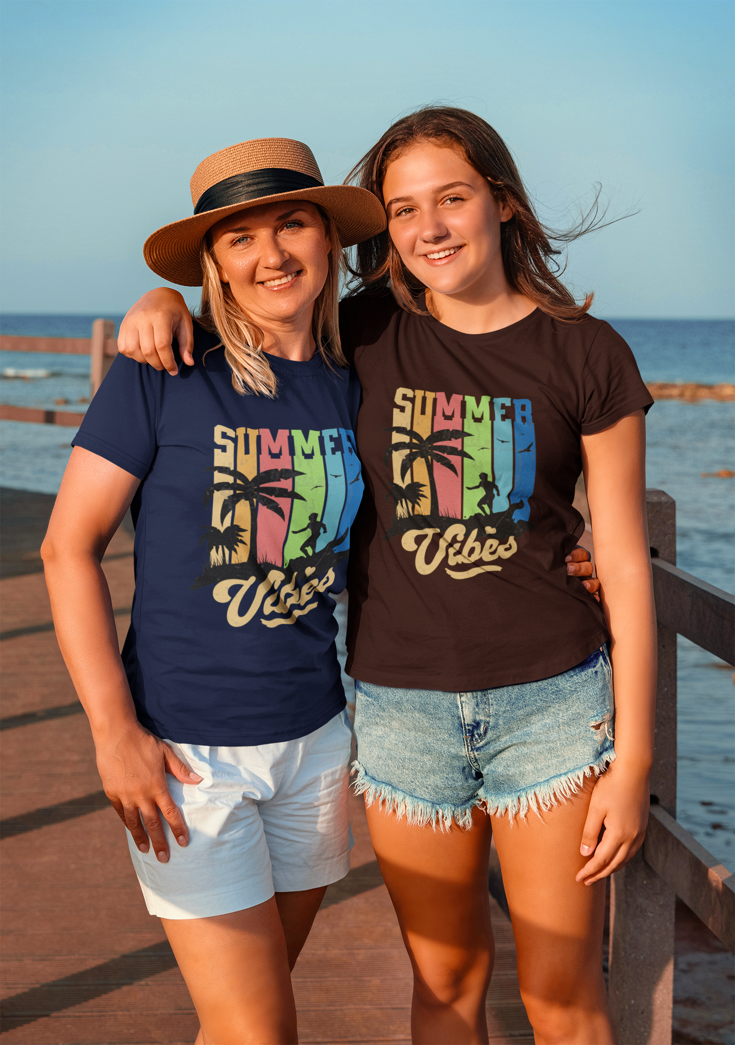 Tropical Summer Vibes Women's T-Shirt