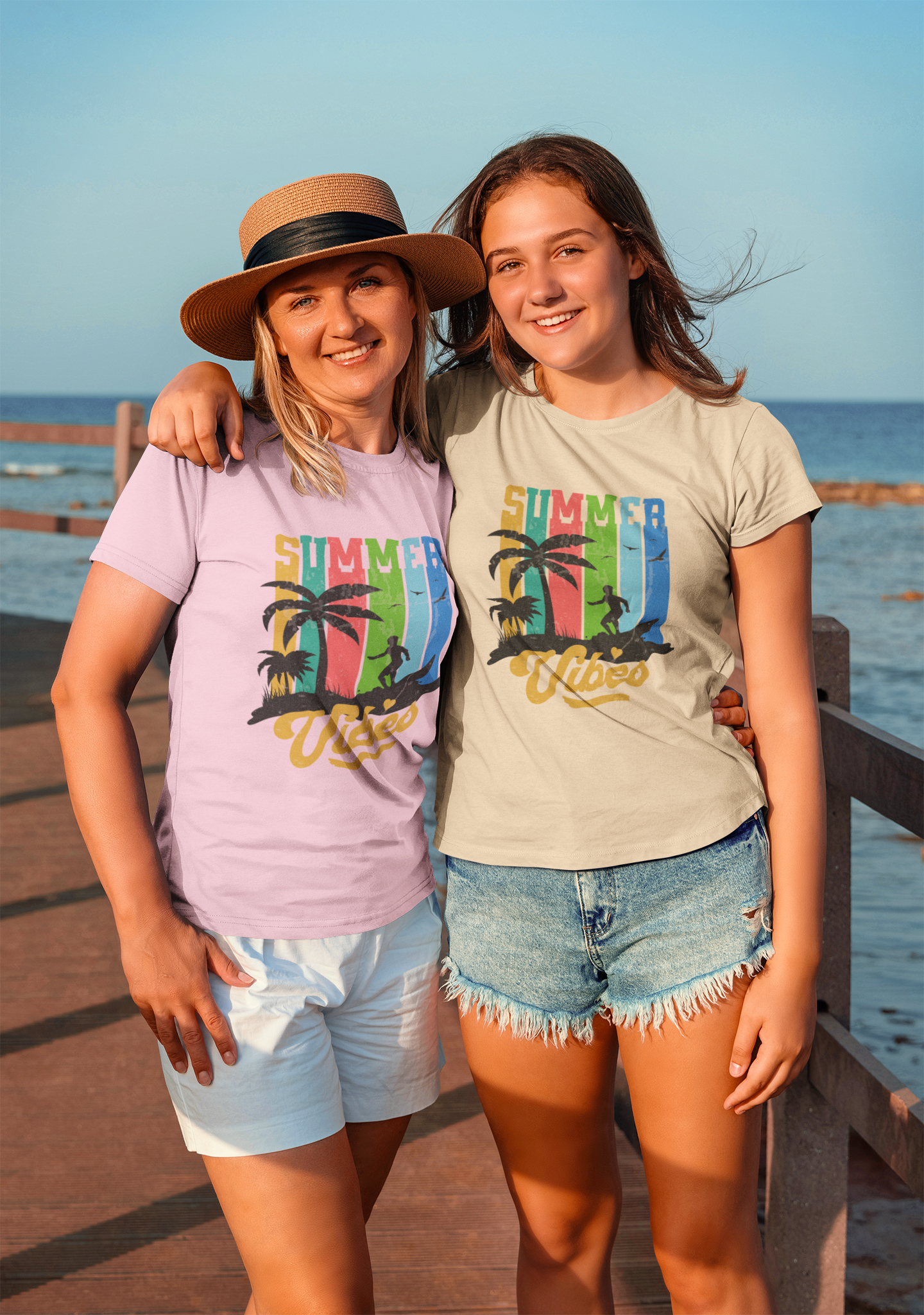 Tropical Summer Vibes Women's T-Shirt