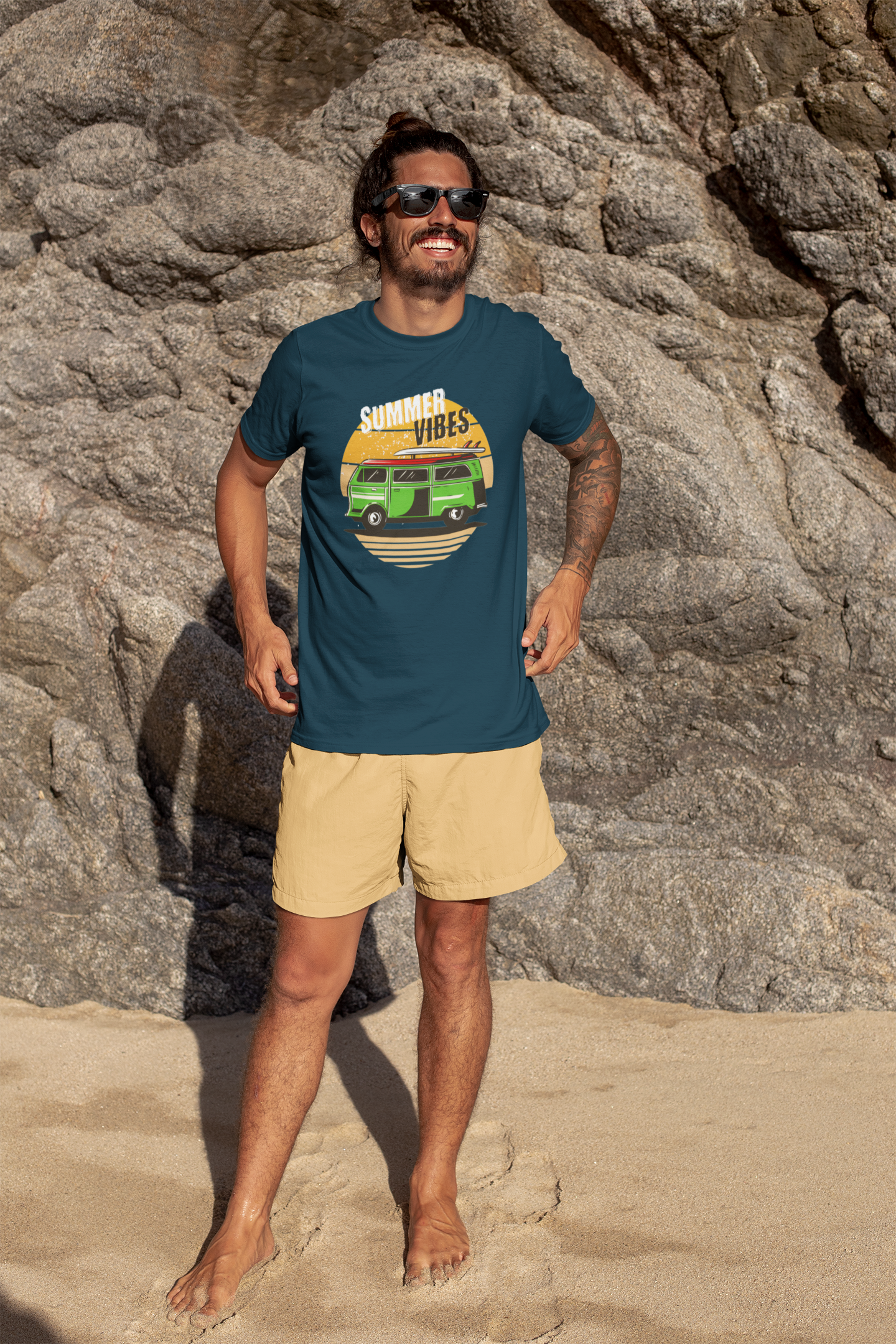 Retro Summer Vibes Men's T-Shirt