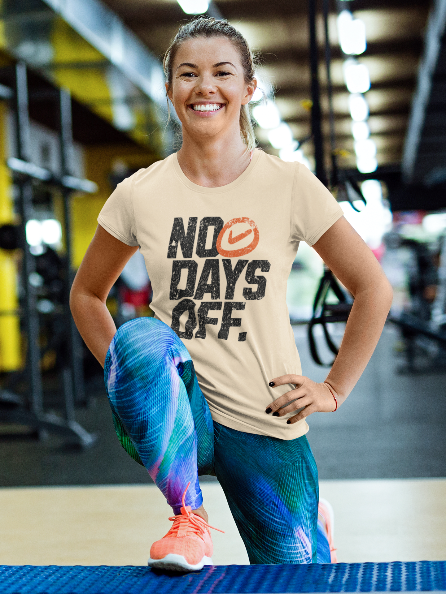 No Days Off Women’s Fitness T-Shirt