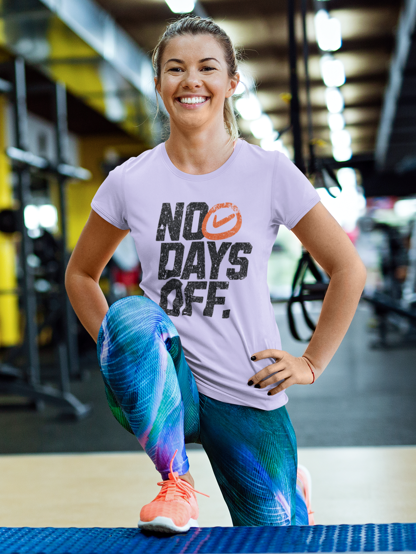 No Days Off Women’s Fitness T-Shirt