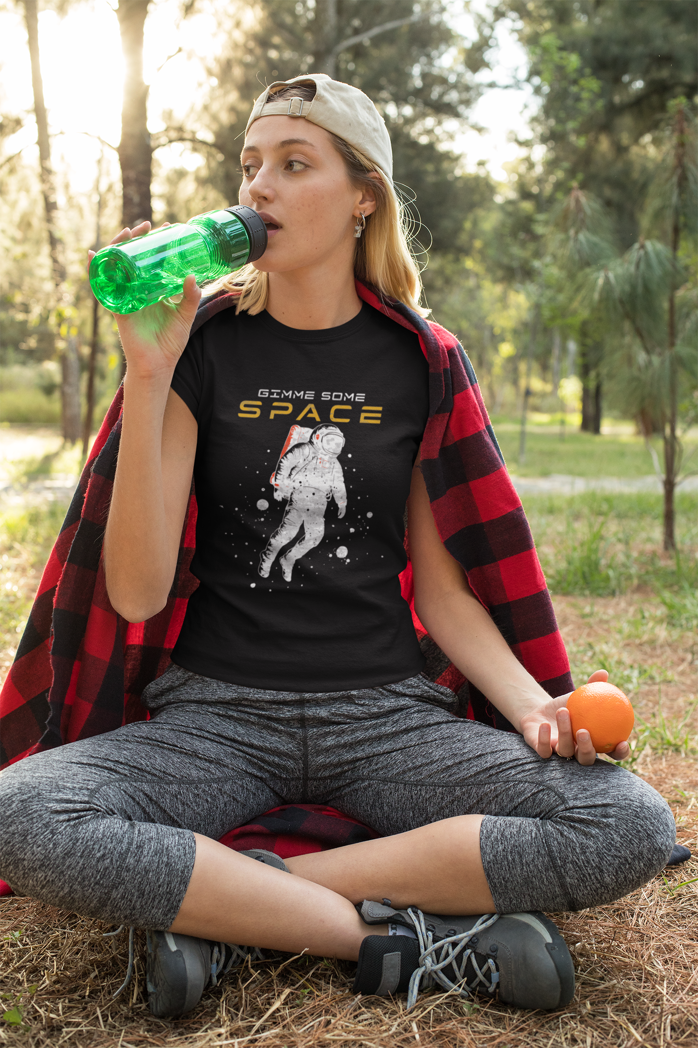 Gimme Some Space Astronaut Graphic Women's T-Shirt