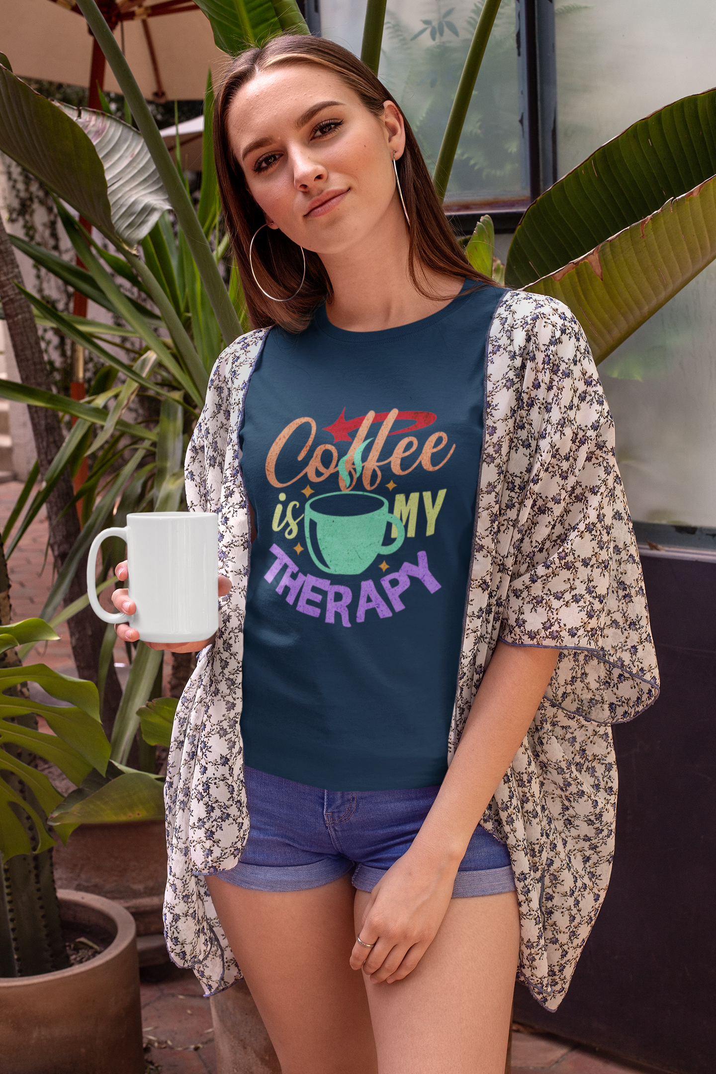 Coffee is My Therapy Women's T-Shirt