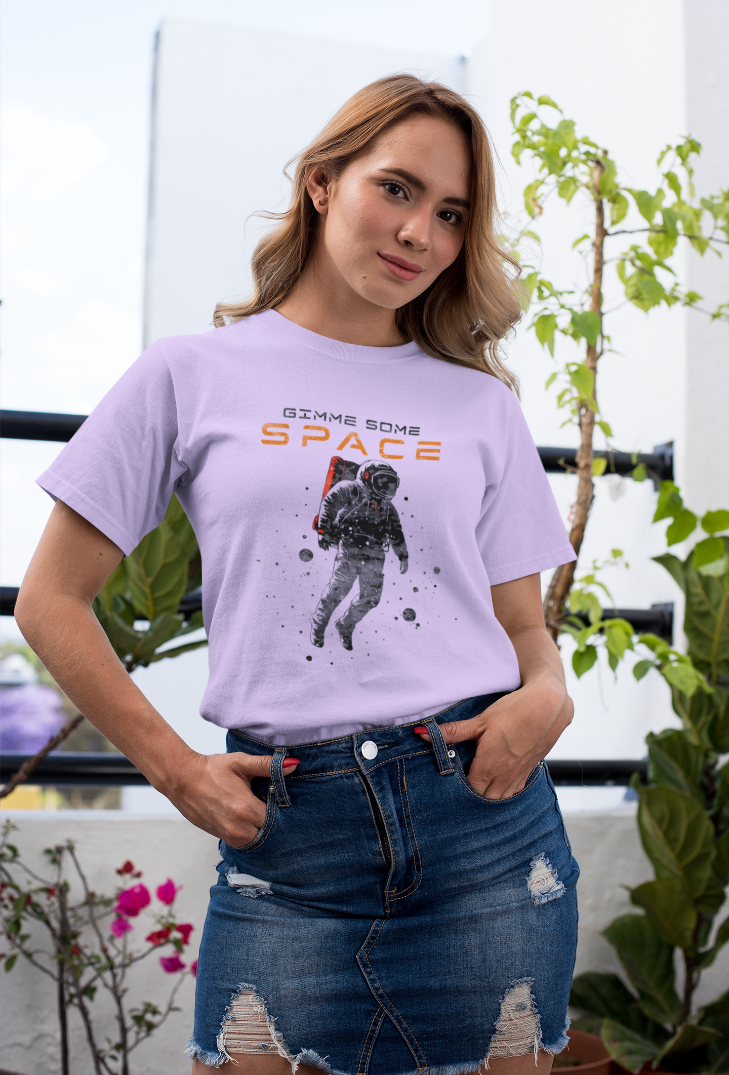 Gimme Some Space Astronaut Graphic Women's T-Shirt