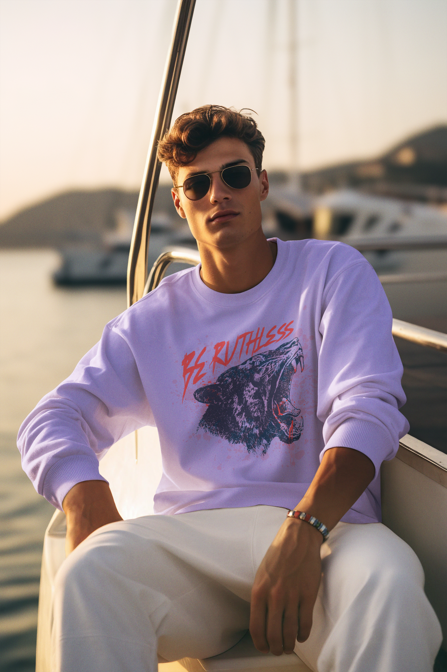 Be Ruthless Tiger Graphic Unisex Sweatshirt