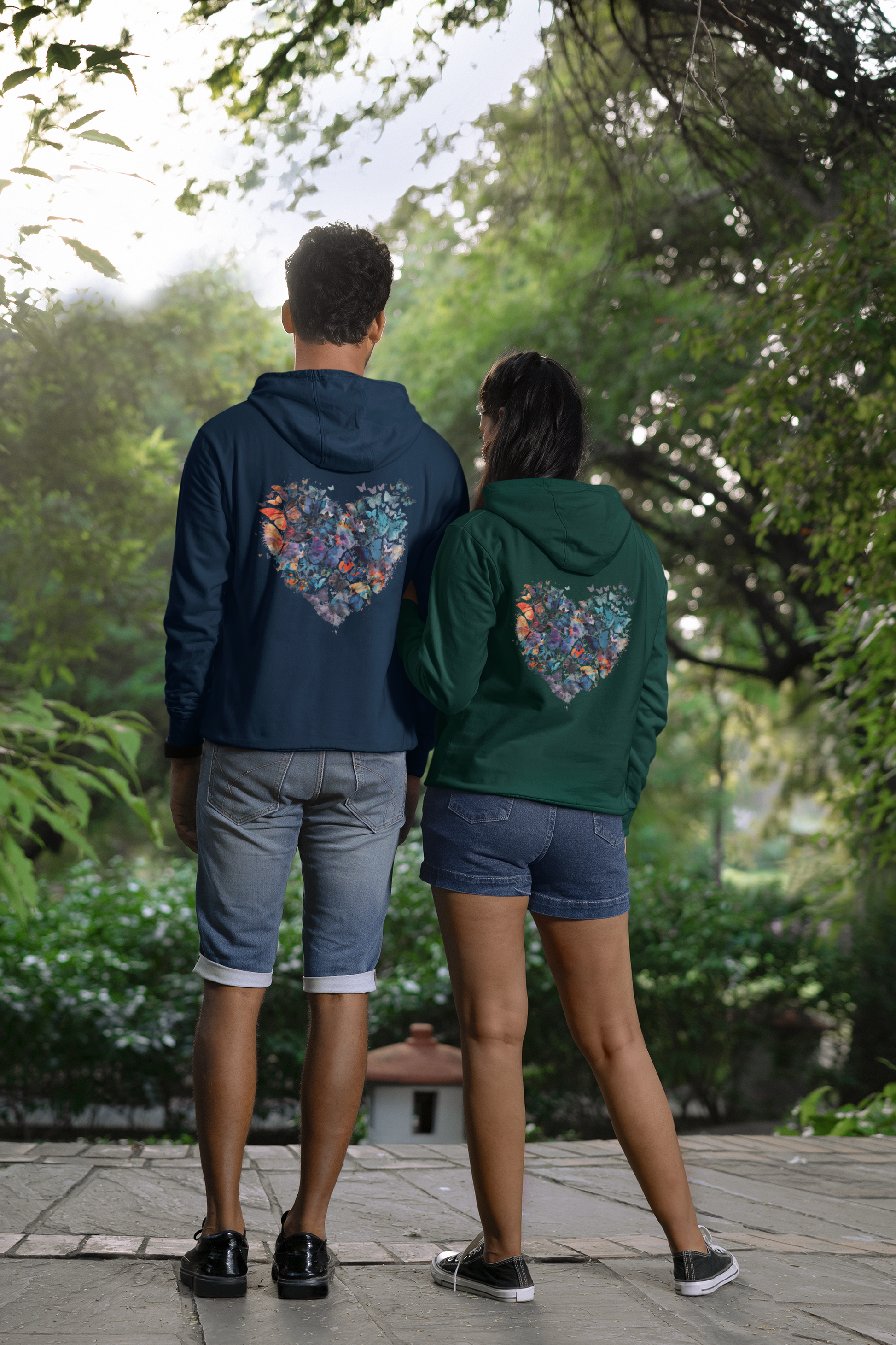 Navy and Bottle Green Hoodies