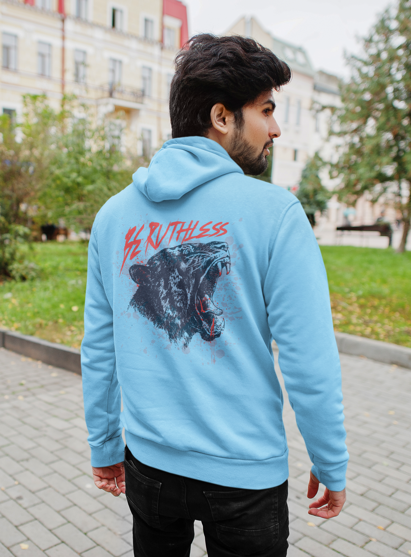 Be Ruthless Tiger Graphic Unisex Hoodie