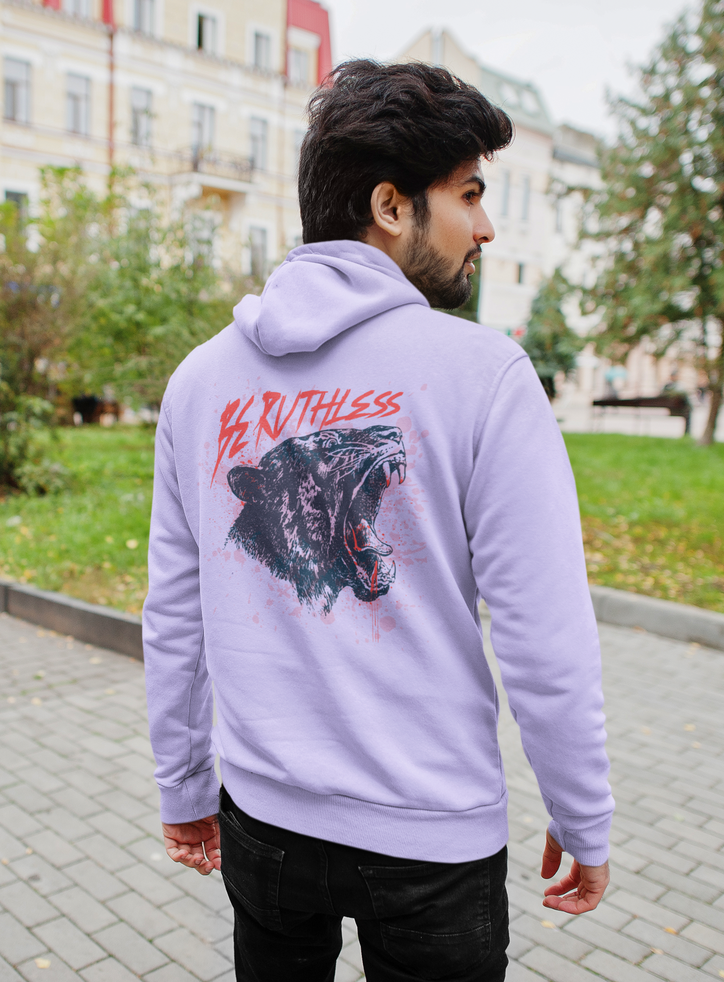 Be Ruthless Tiger Graphic Unisex Hoodie