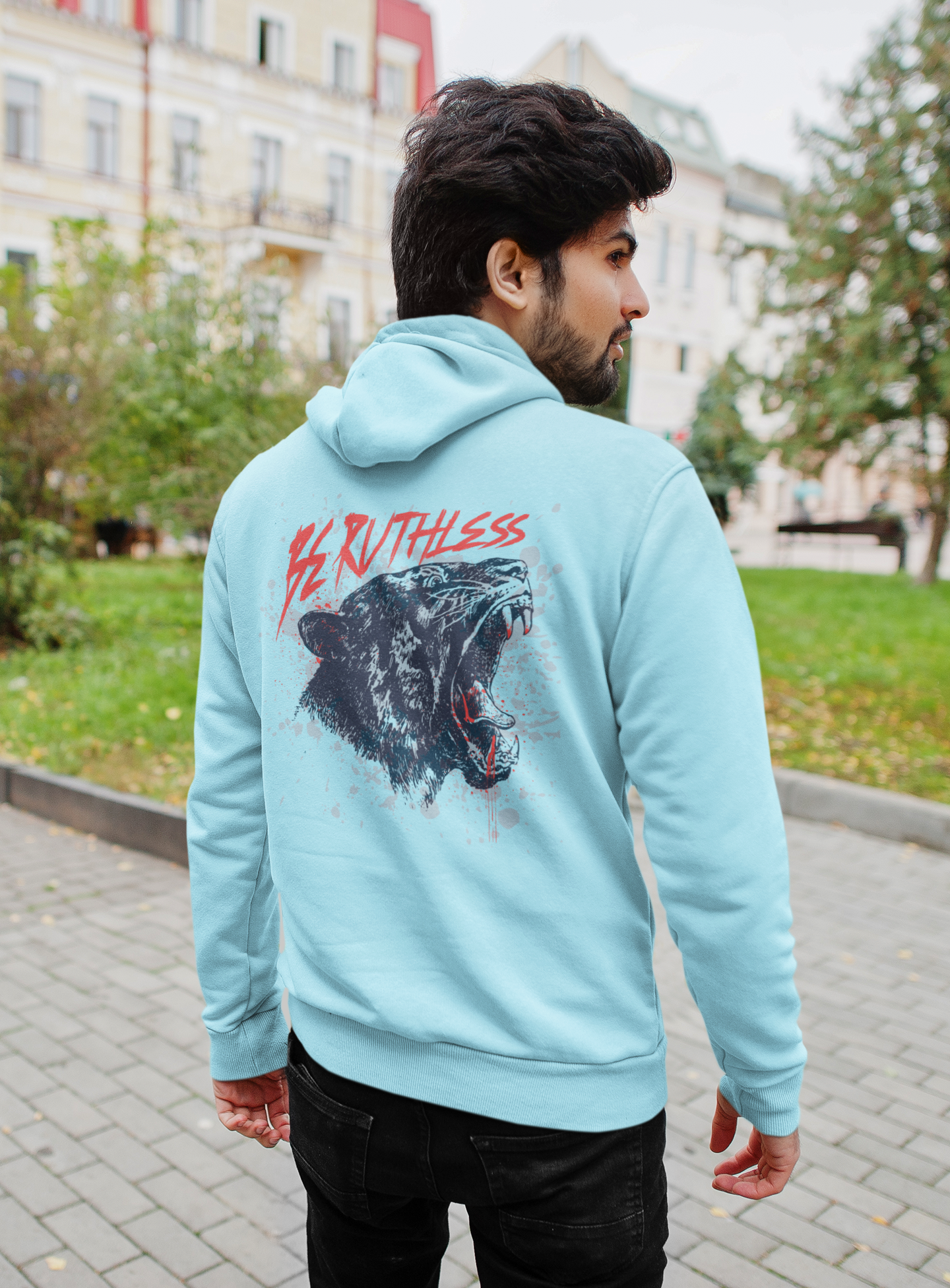 Be Ruthless Tiger Graphic Unisex Hoodie