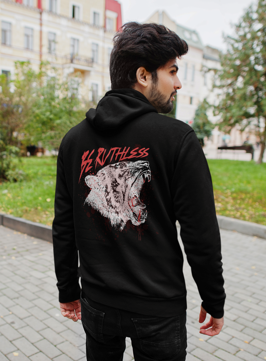 Be Ruthless Tiger Graphic Unisex Hoodie