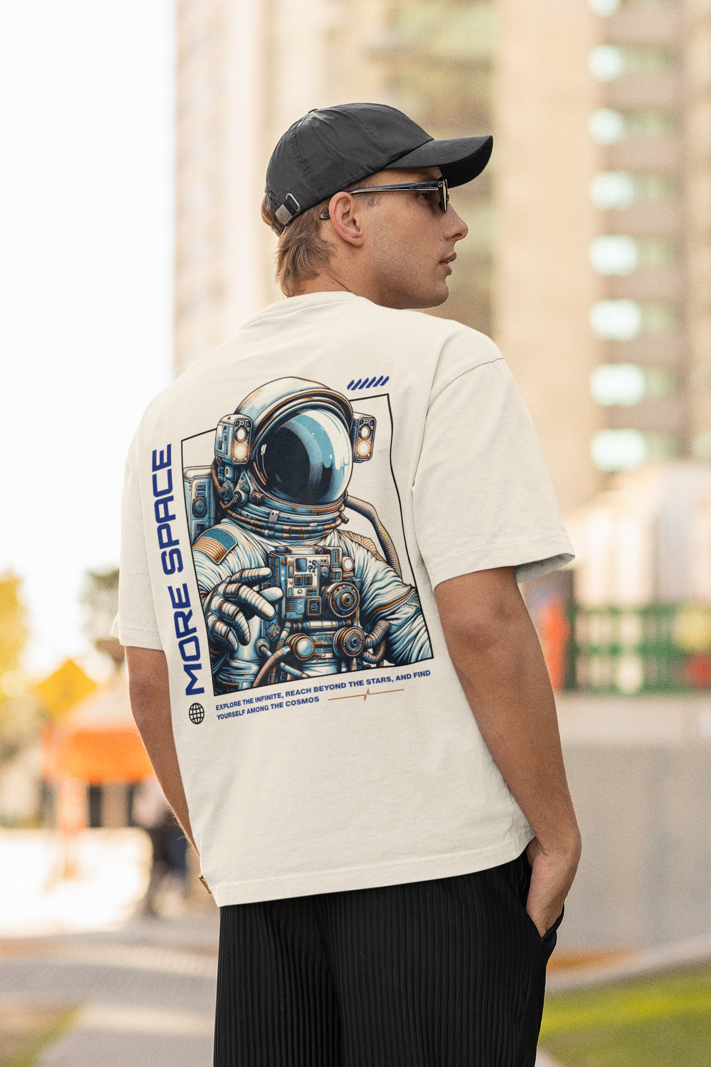 Oversized Astronaut Unisex Tshirt