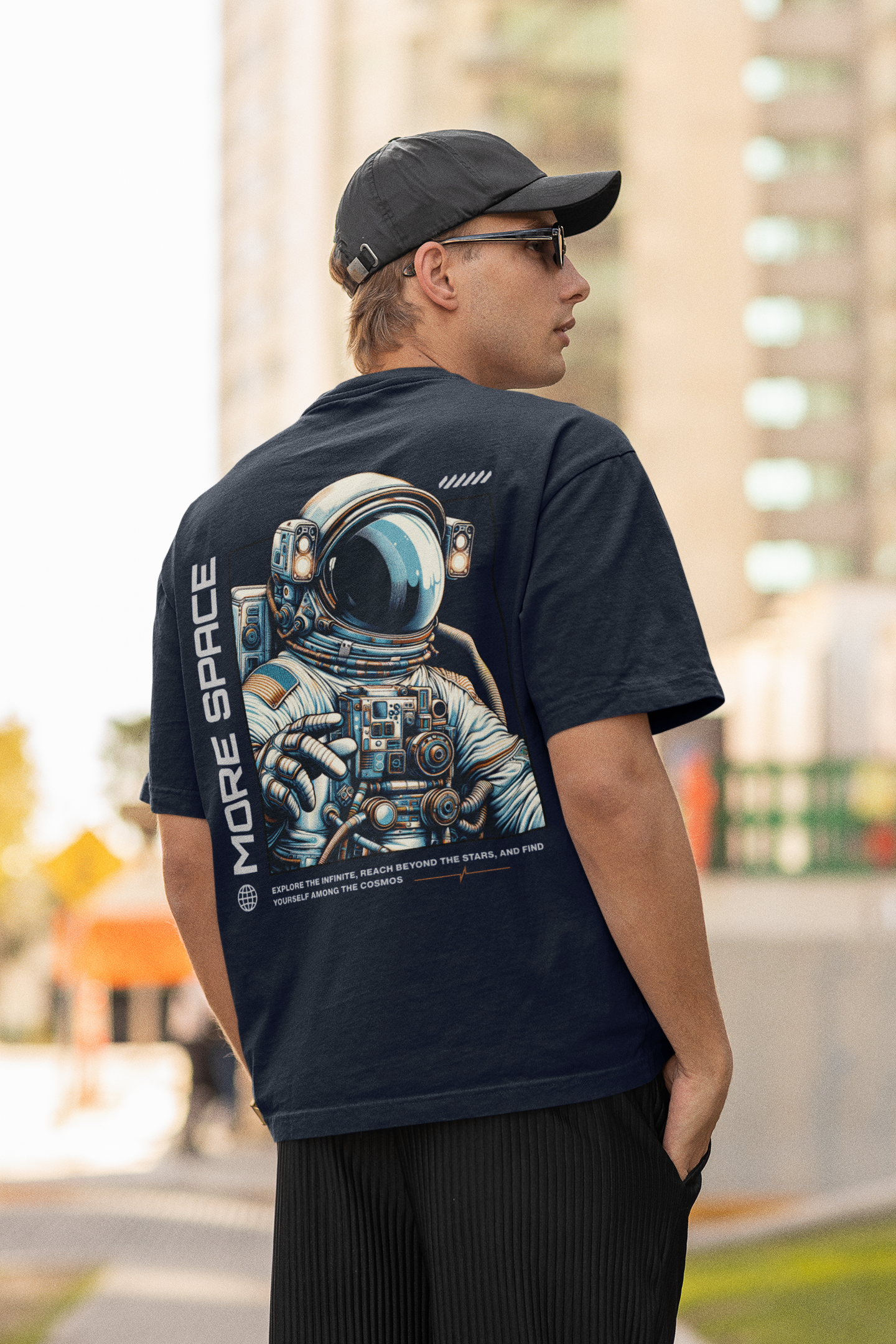 Oversized Astronaut Unisex Tshirt