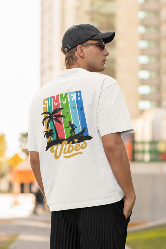 Relaxed Summer Vibes Oversized Unisex T-Shirt