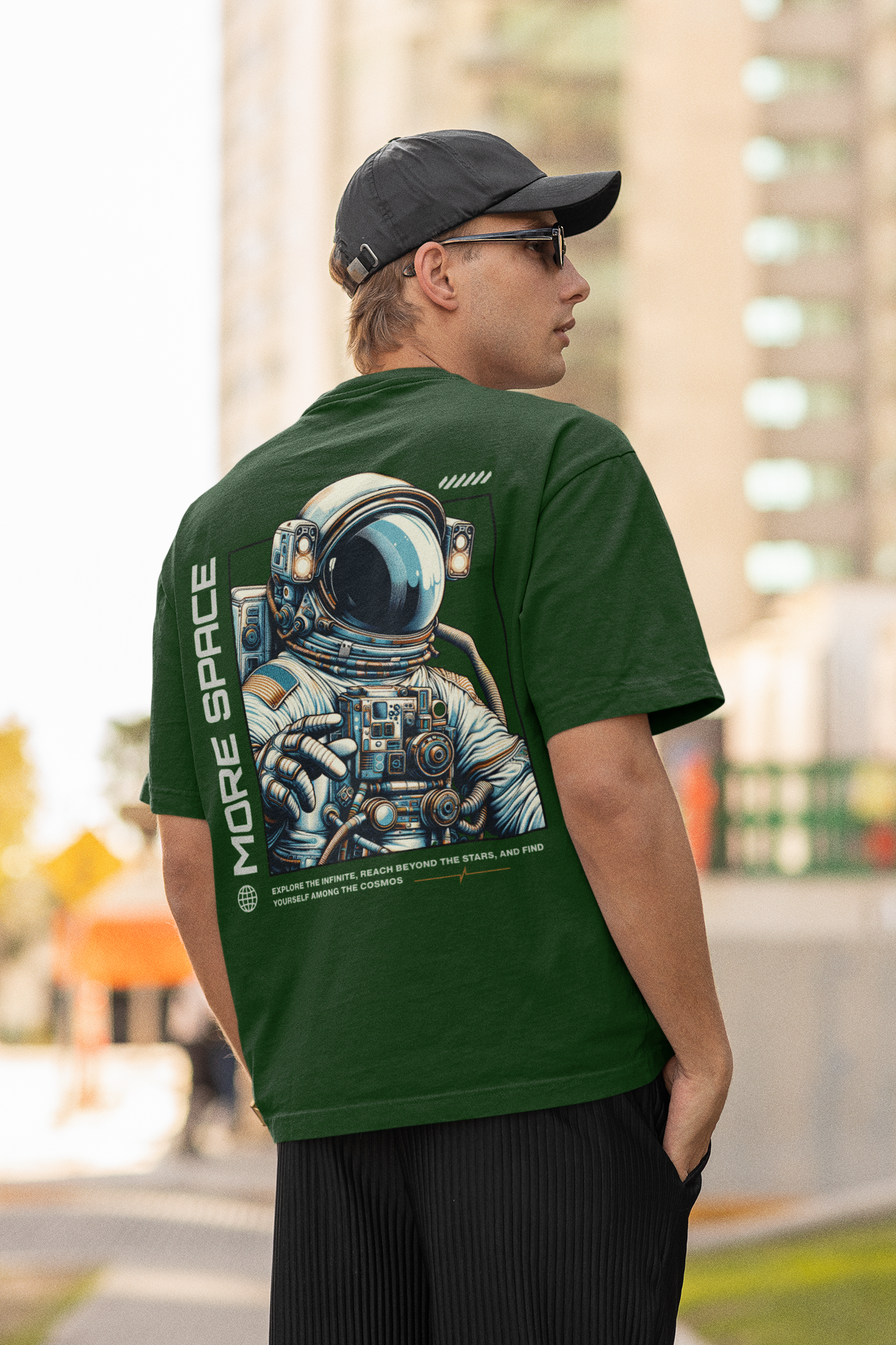Oversized Astronaut Unisex Tshirt