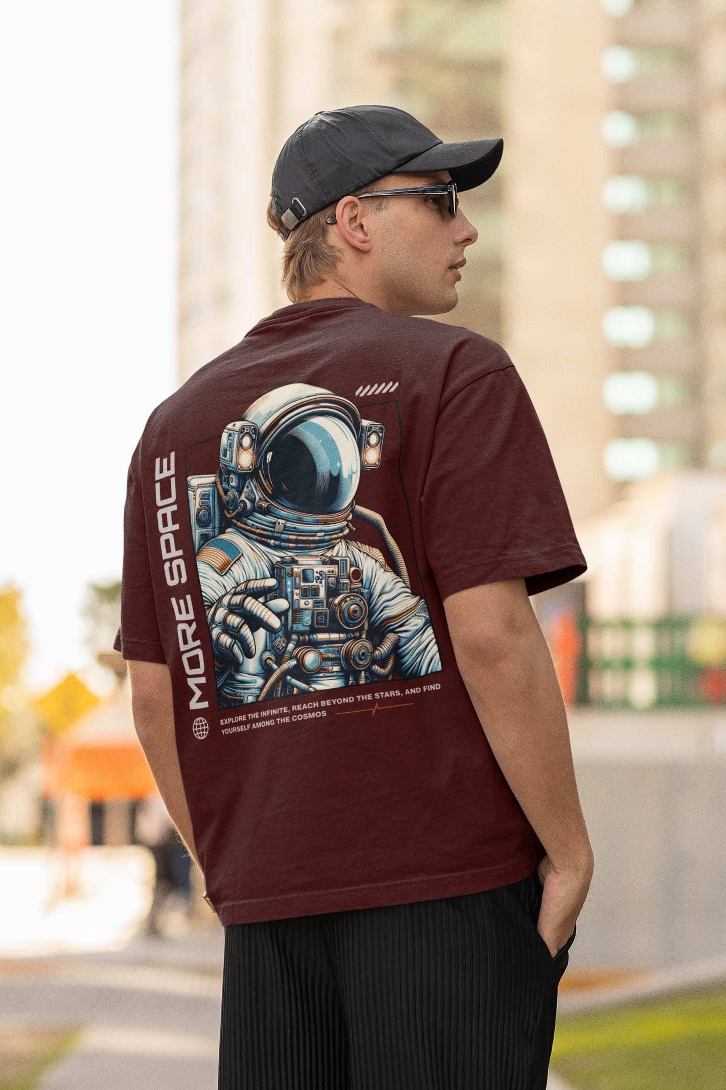 Oversized Astronaut Unisex Tshirt