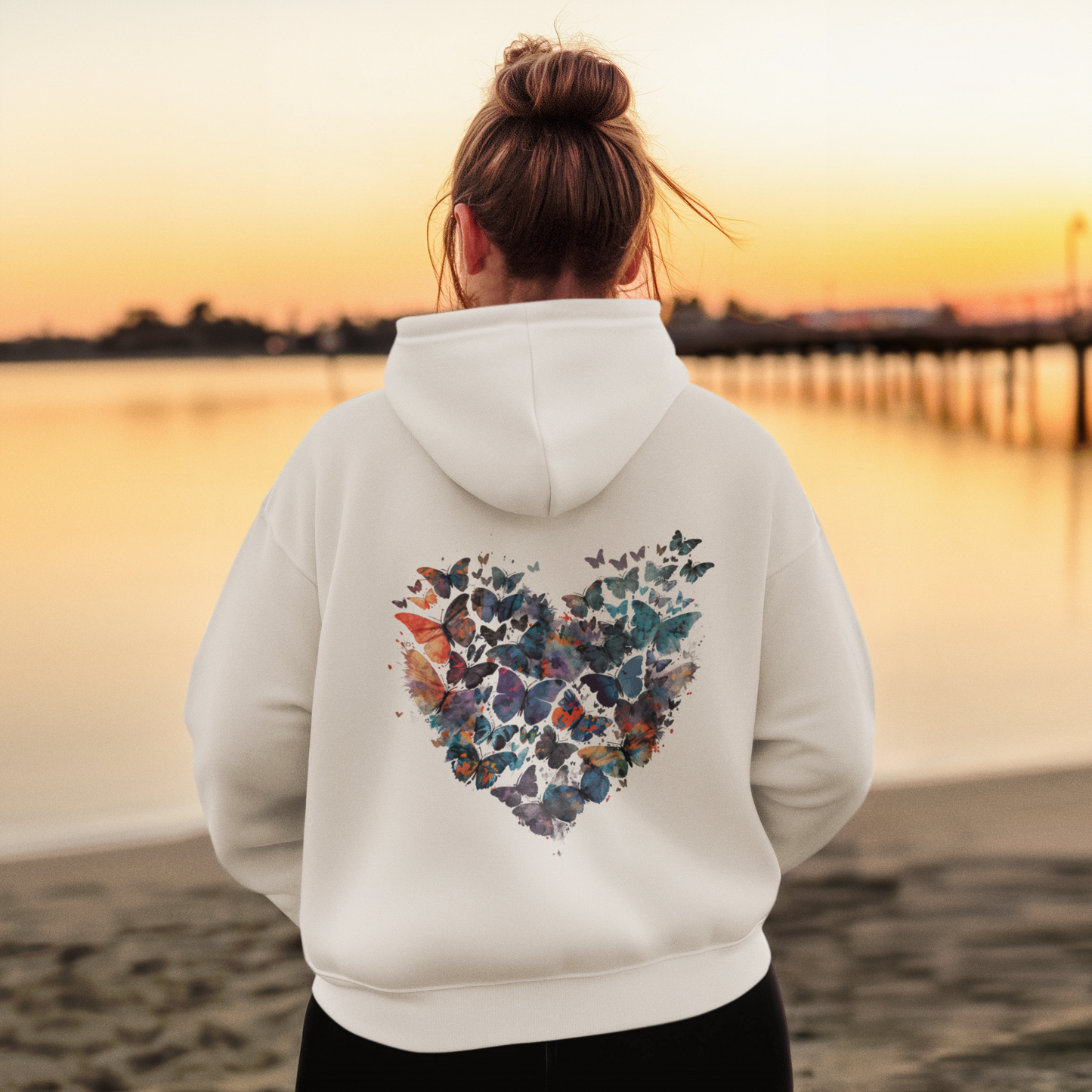 Butterfly Heart Unisex Hoodie