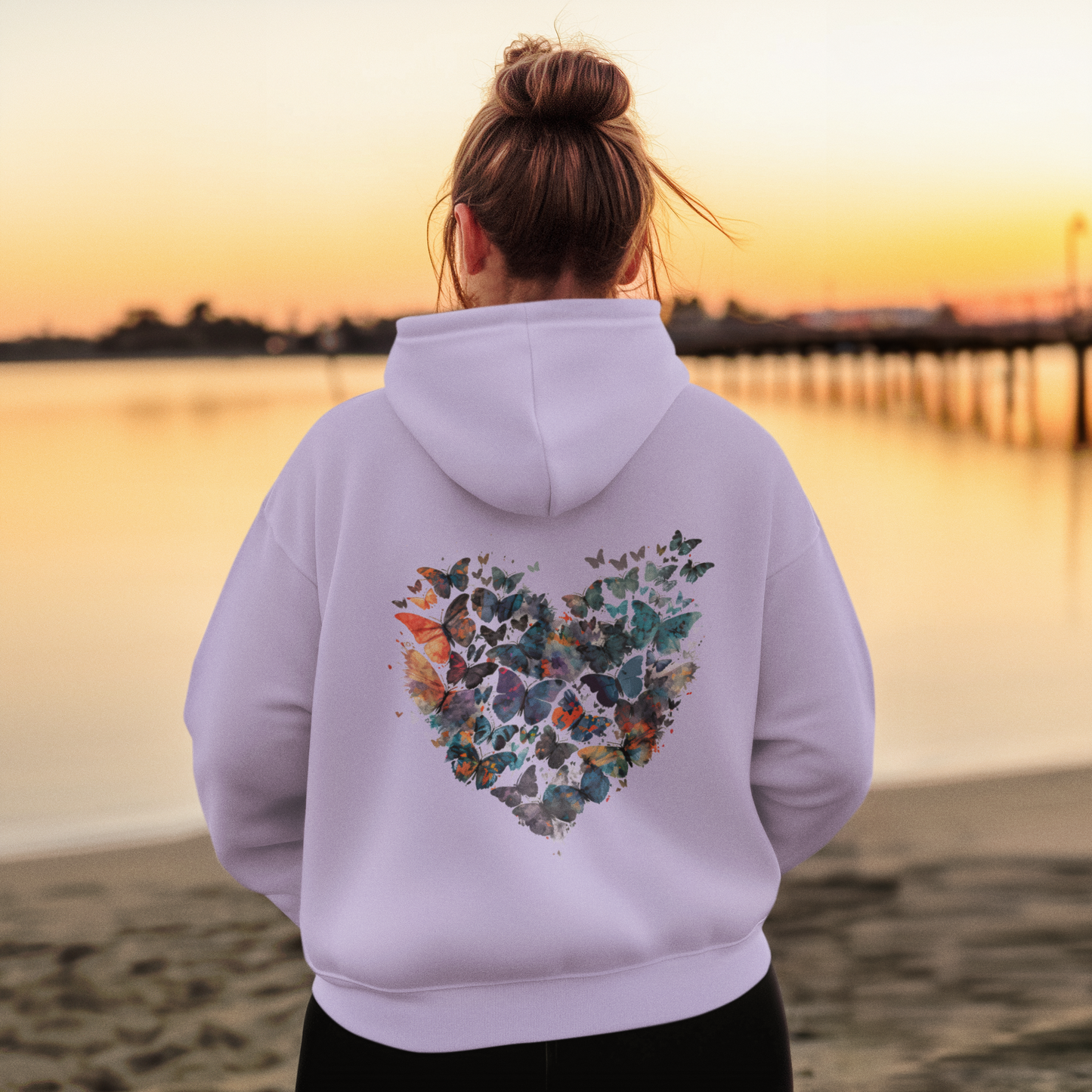 Butterfly Heart Unisex Hoodie