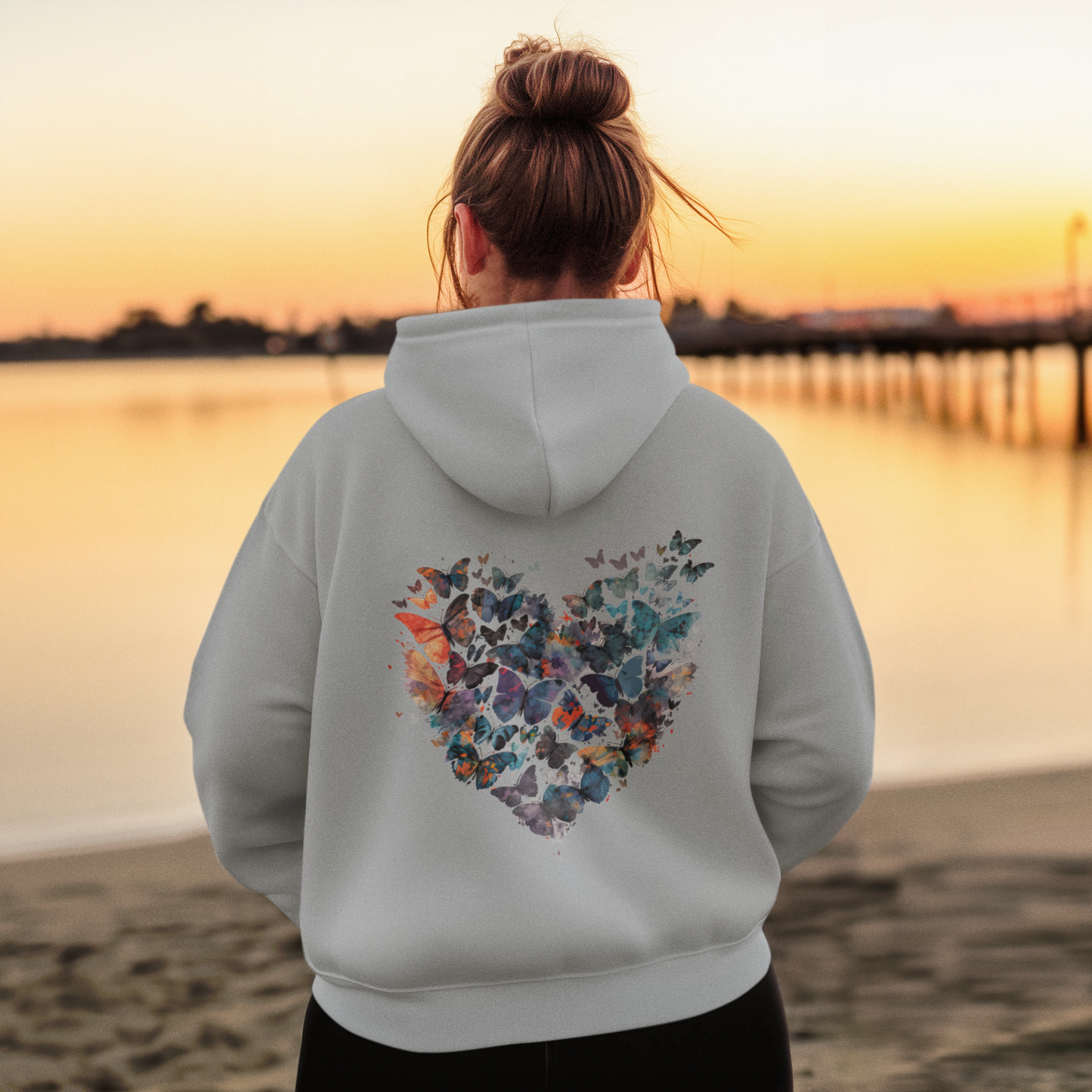 Butterfly Heart Unisex Hoodie