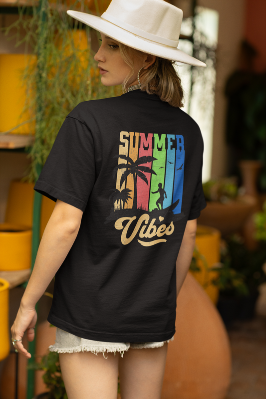 Relaxed Summer Vibes Oversized Unisex T-Shirt