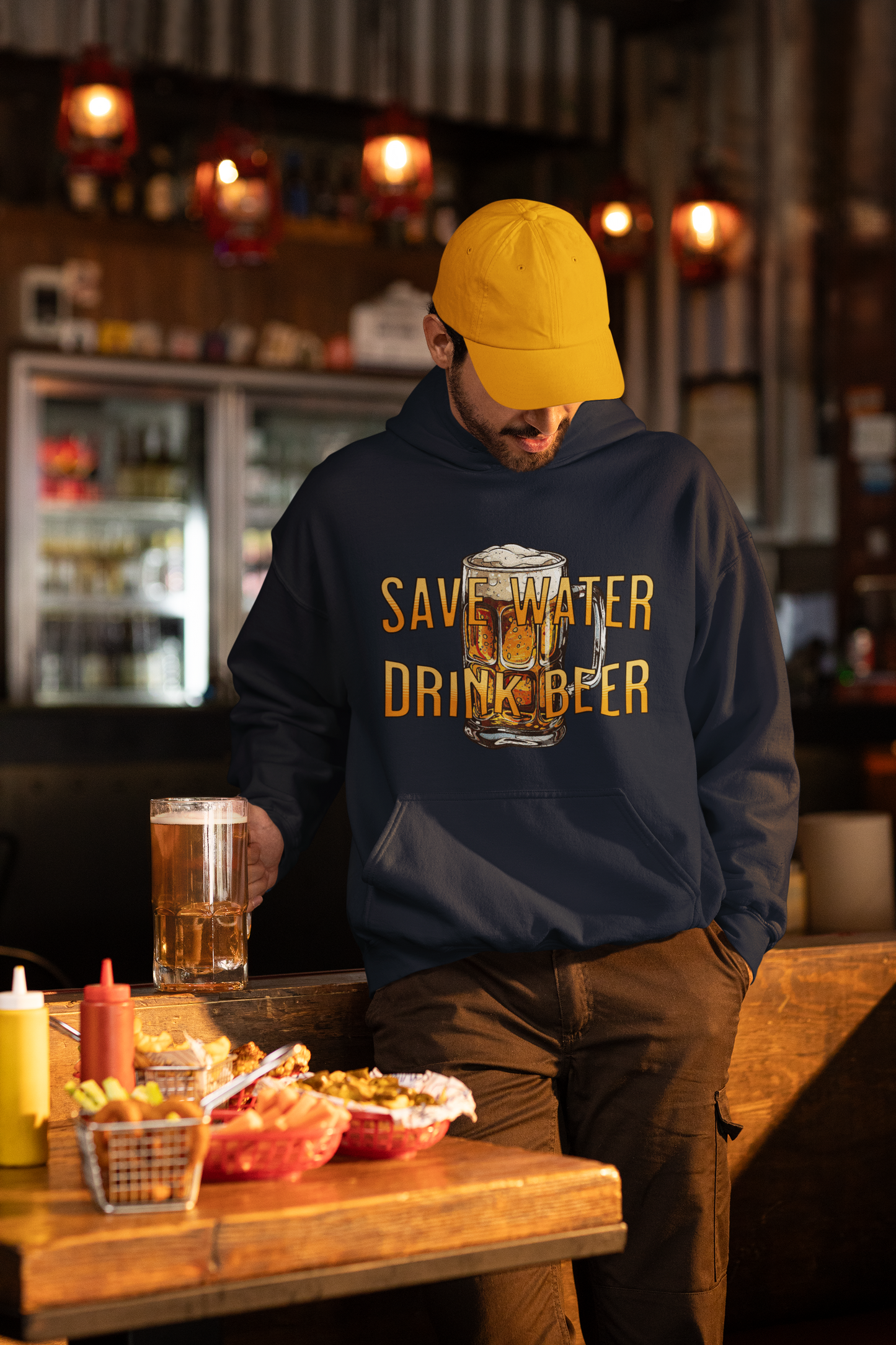 Save Water Drink Beer Unisex Hoodie – Funny Beer Lover's Clothing