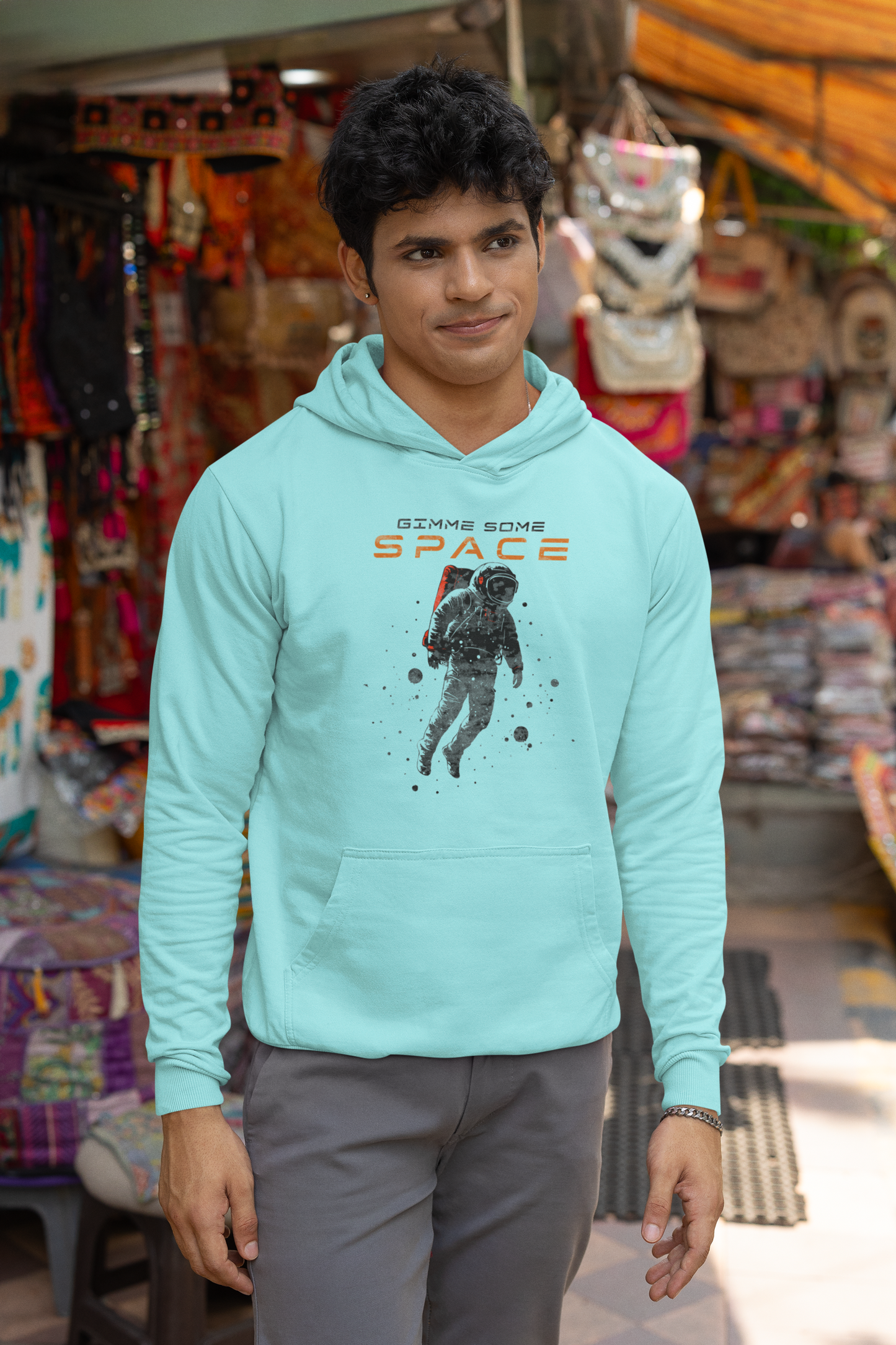 Gimme Some Space Astronaut Graphic Unisex Hoodie