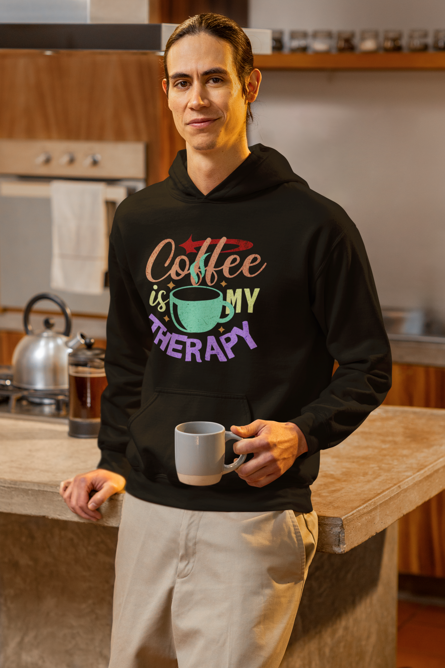 Coffee is My Therapy Unisex hoodie – Perfect for Coffee Lovers