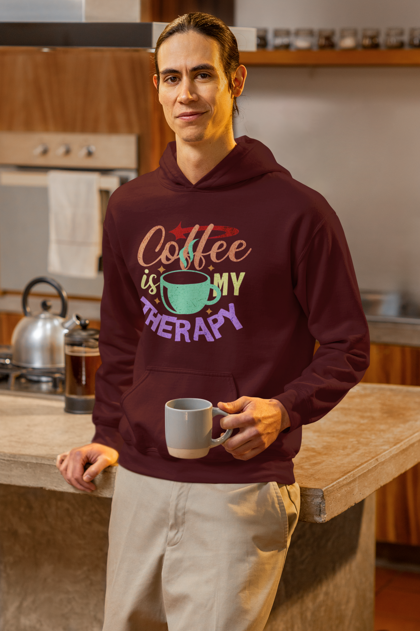 Coffee is My Therapy Unisex hoodie – Perfect for Coffee Lovers