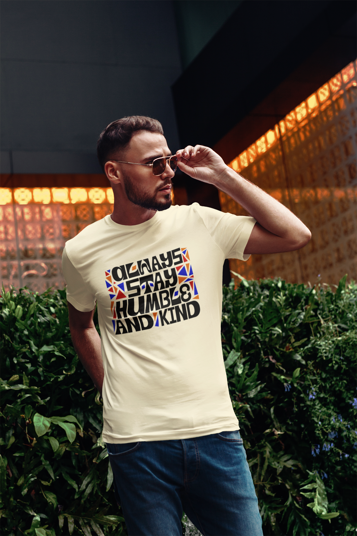 Always Stay Humble and Kind Men's T-Shirt | Inspirational Graphic Tee