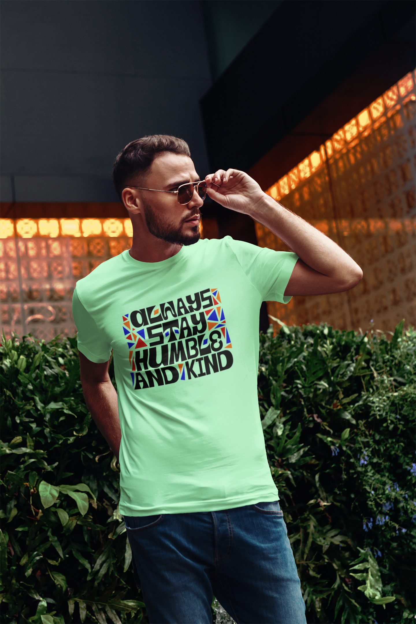 Always Stay Humble and Kind Men's T-Shirt | Inspirational Graphic Tee