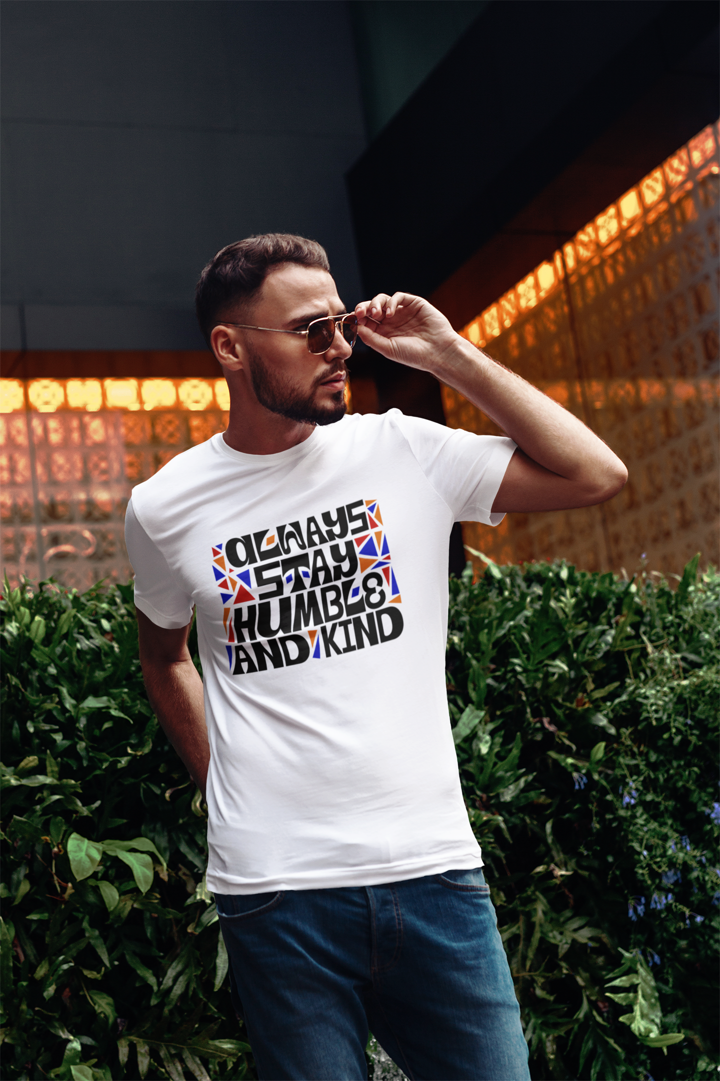 Always Stay Humble and Kind Men's T-Shirt | Inspirational Graphic Tee