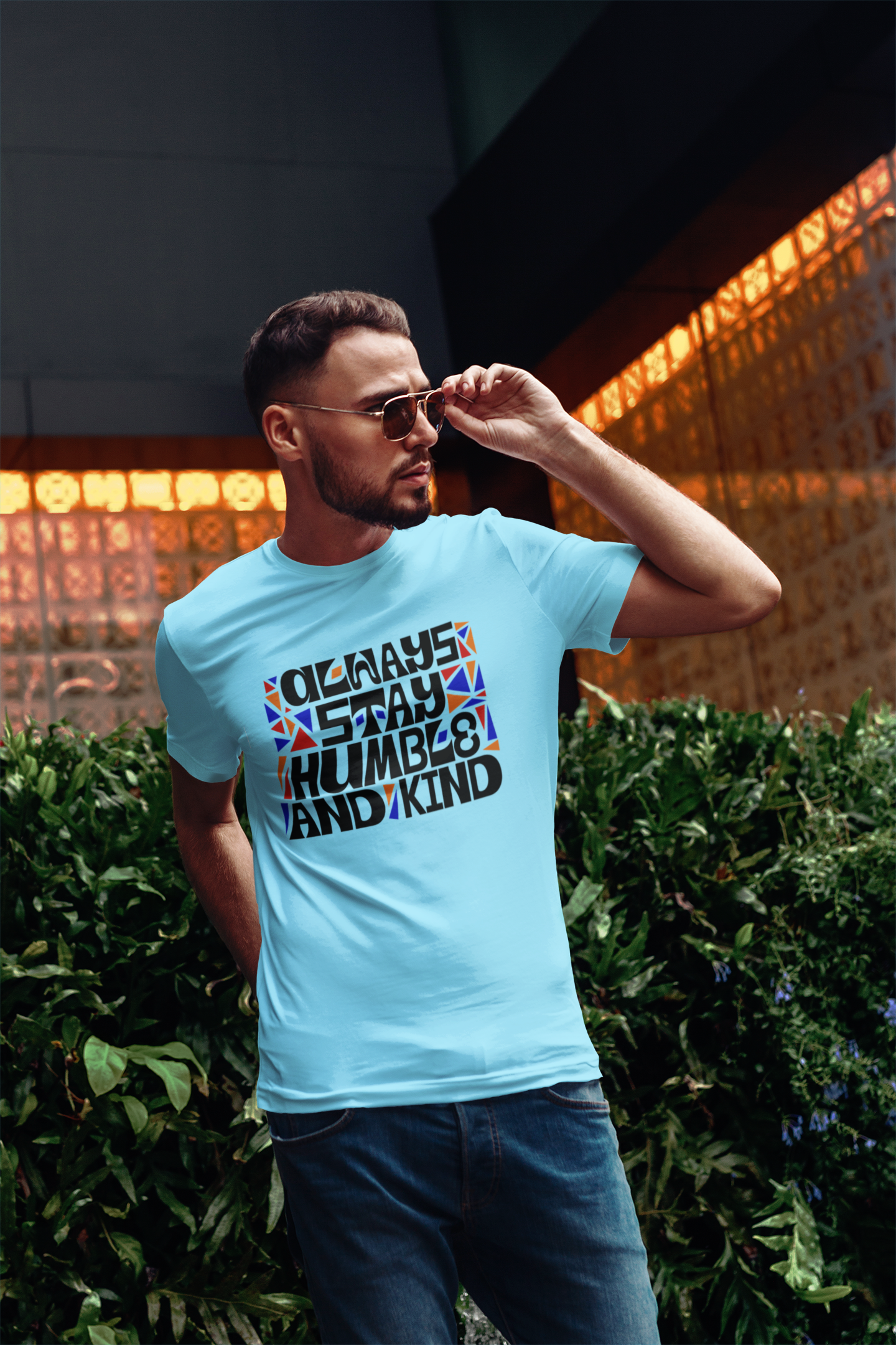 Always Stay Humble and Kind Men's T-Shirt | Inspirational Graphic Tee