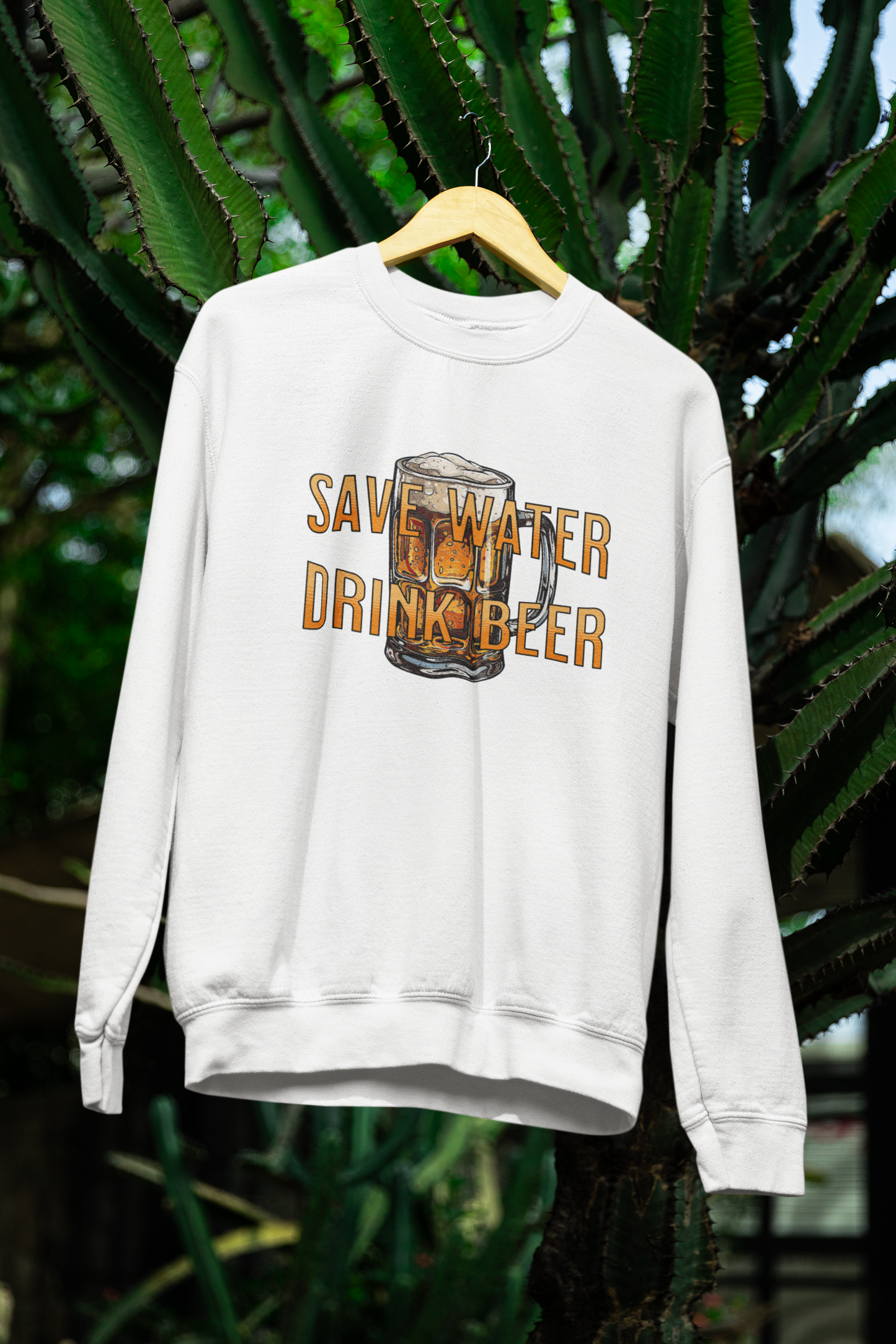 Save Water Drink Beer Unisex Sweatshirt – Funny Beer Lover's Clothing