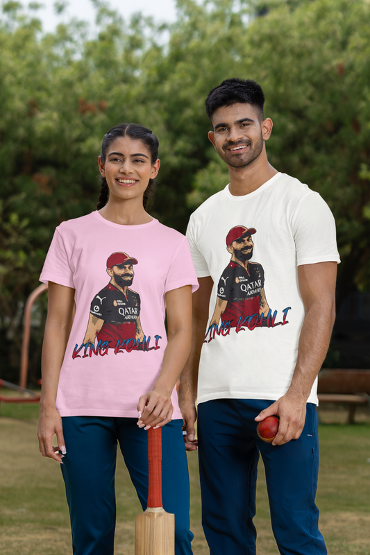 King Kohli Unisex Cricket Tshirt
