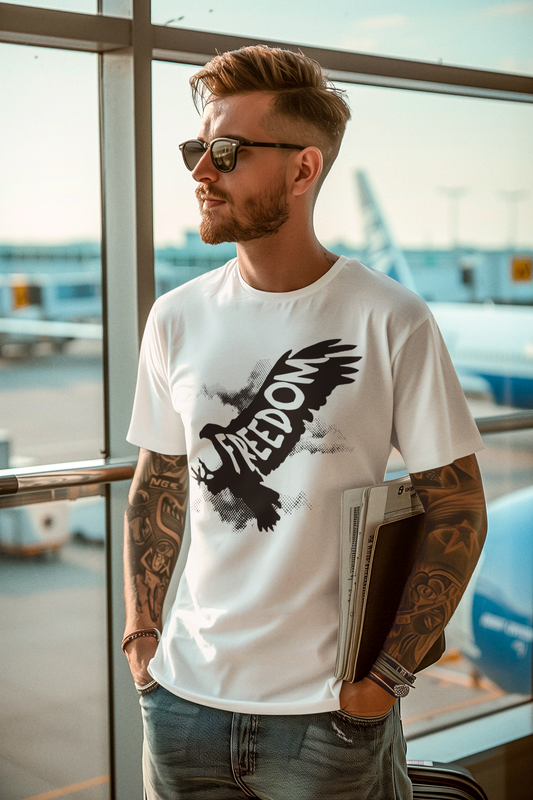 Freedom Eagle Graphic Men's T-Shirt