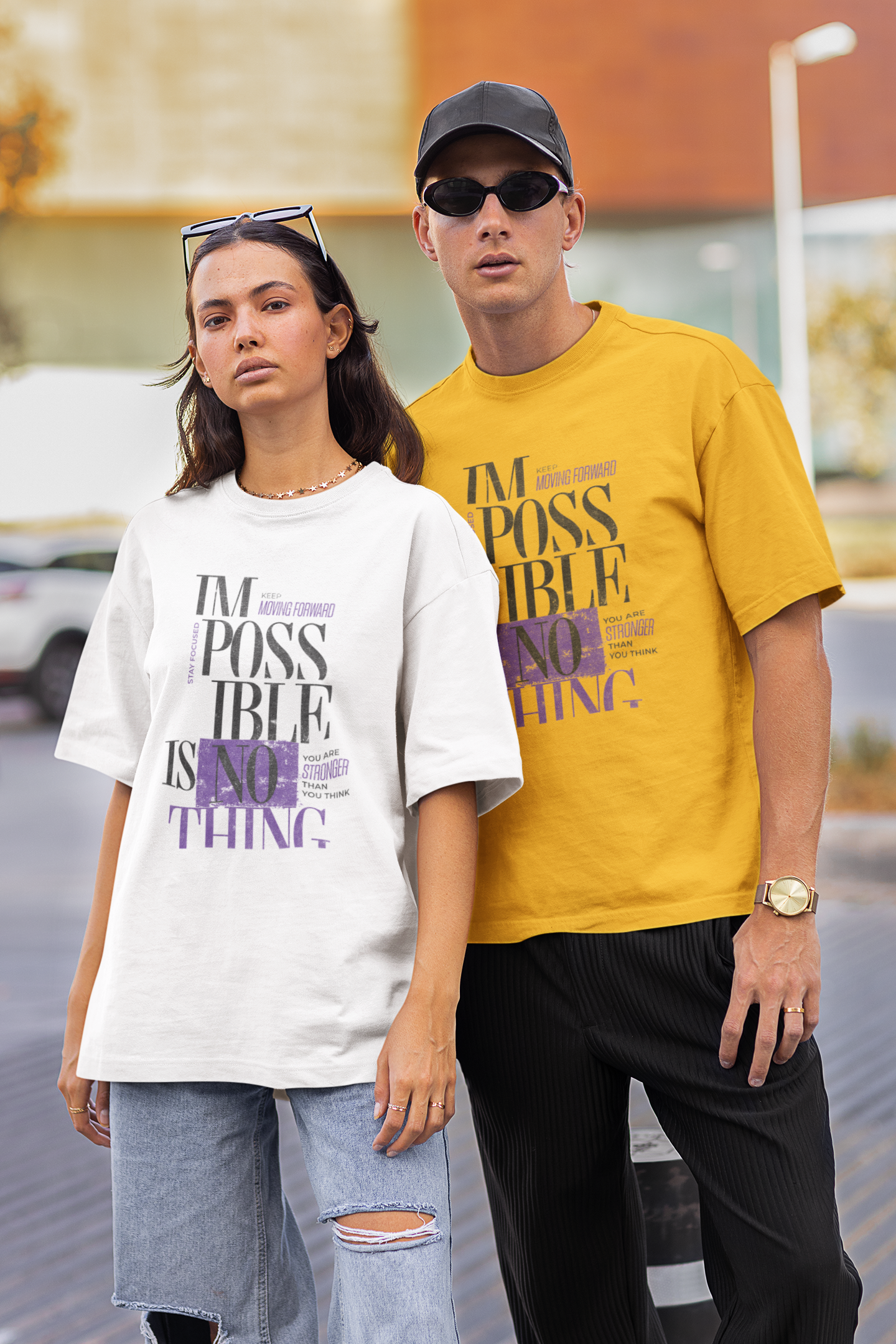 Impossible Is Nothing - Oversized Unisex Streetwear Tee