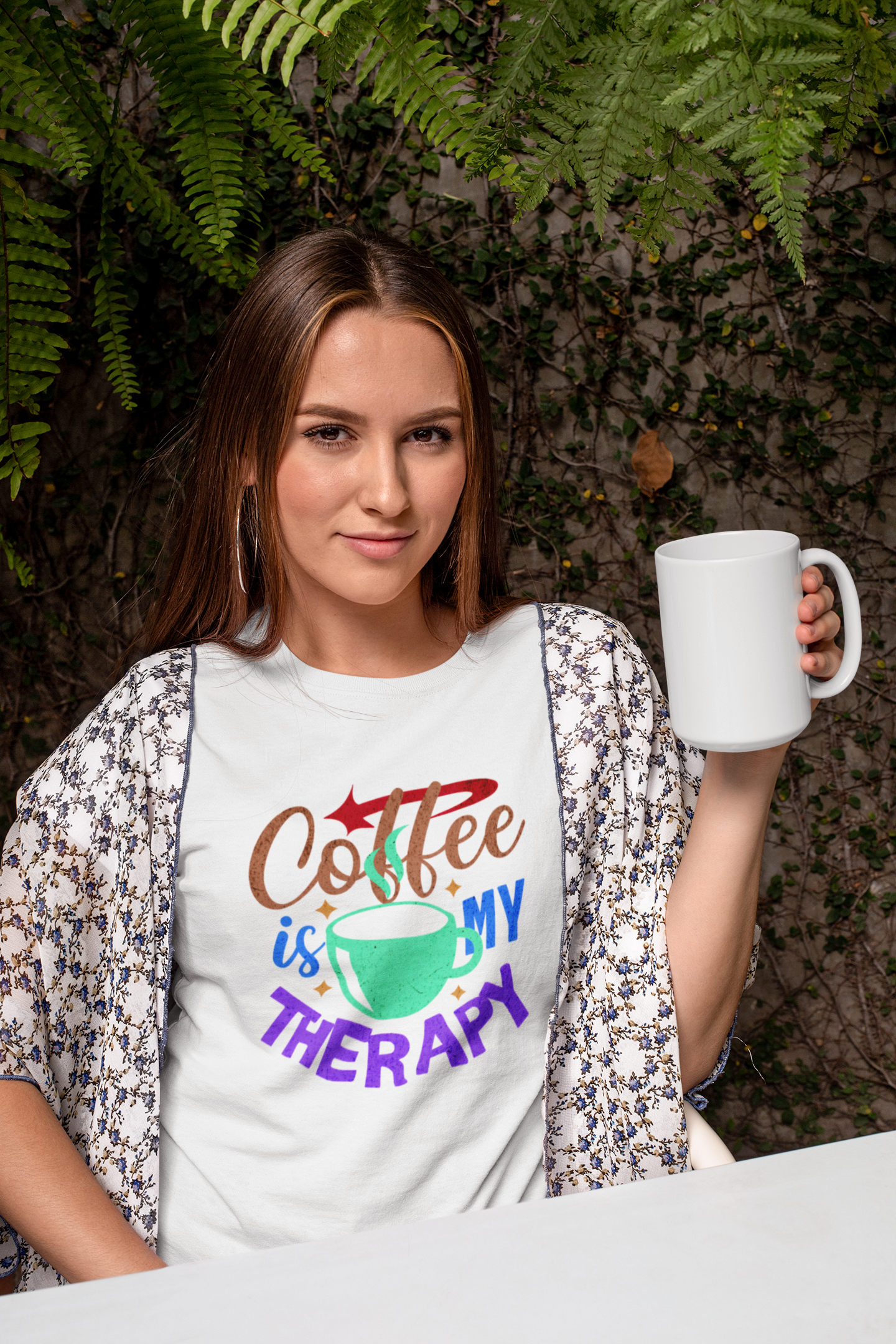 Coffee is My Therapy Women's T-Shirt