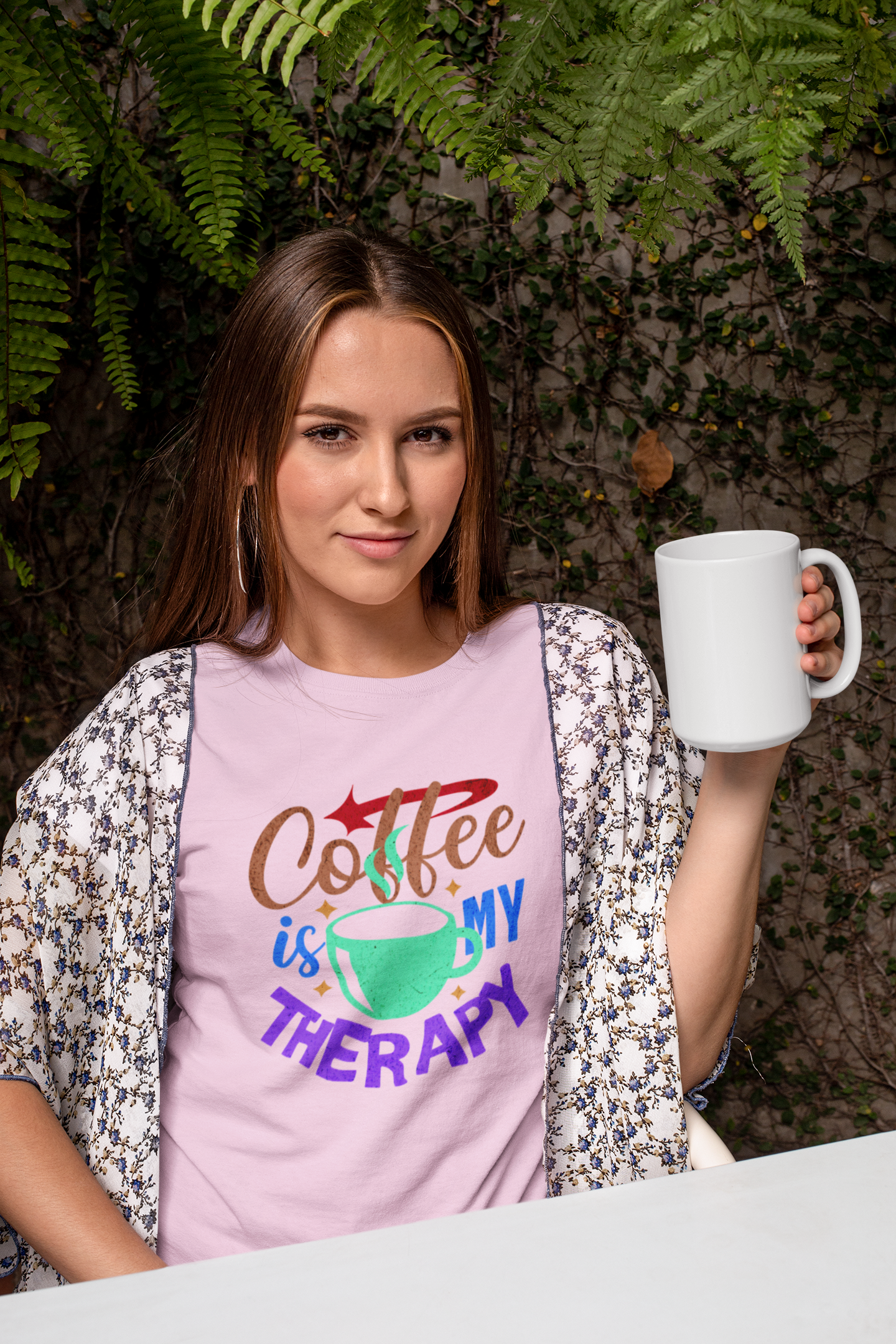 Coffee is My Therapy Women's T-Shirt