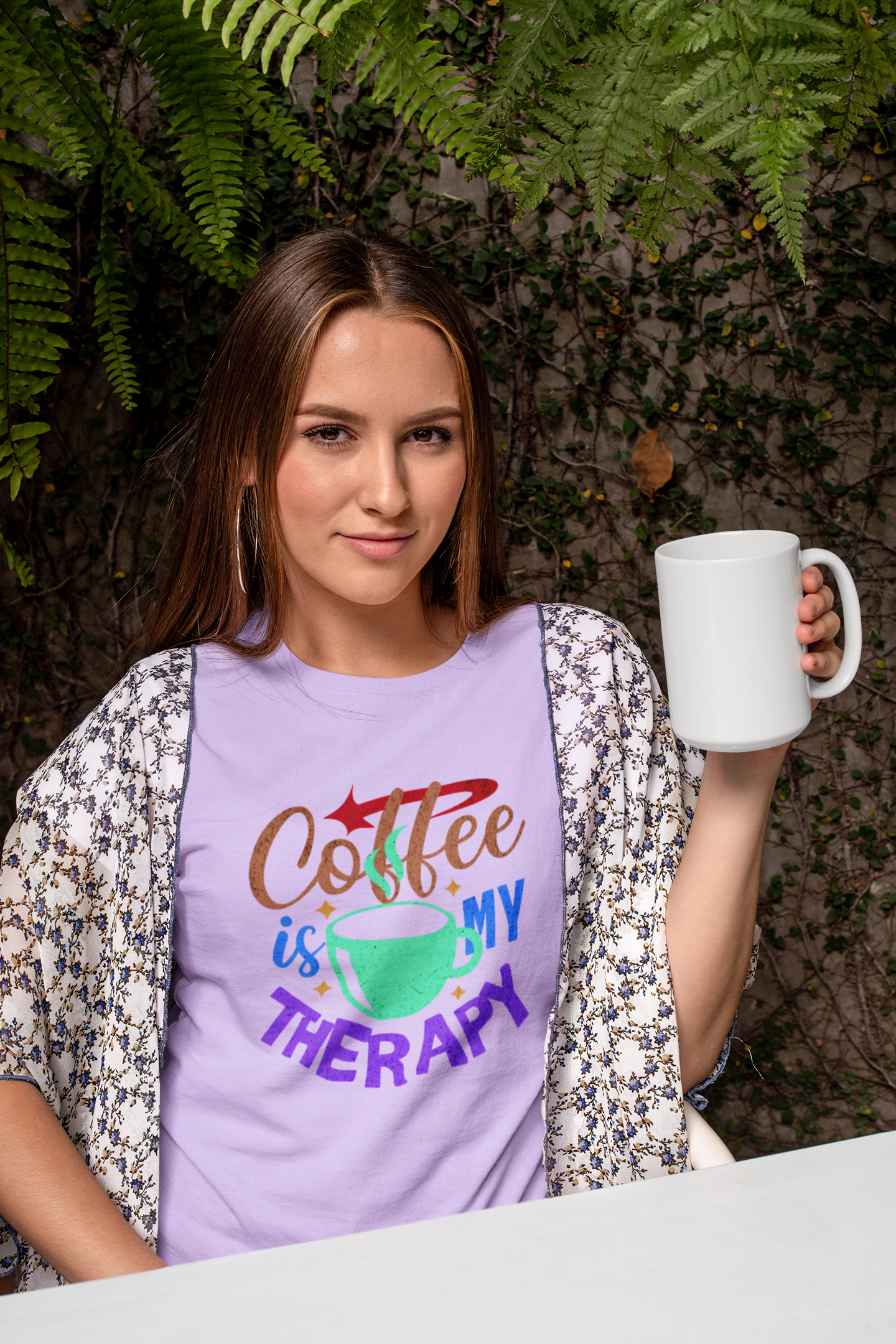 Coffee is My Therapy Women's T-Shirt