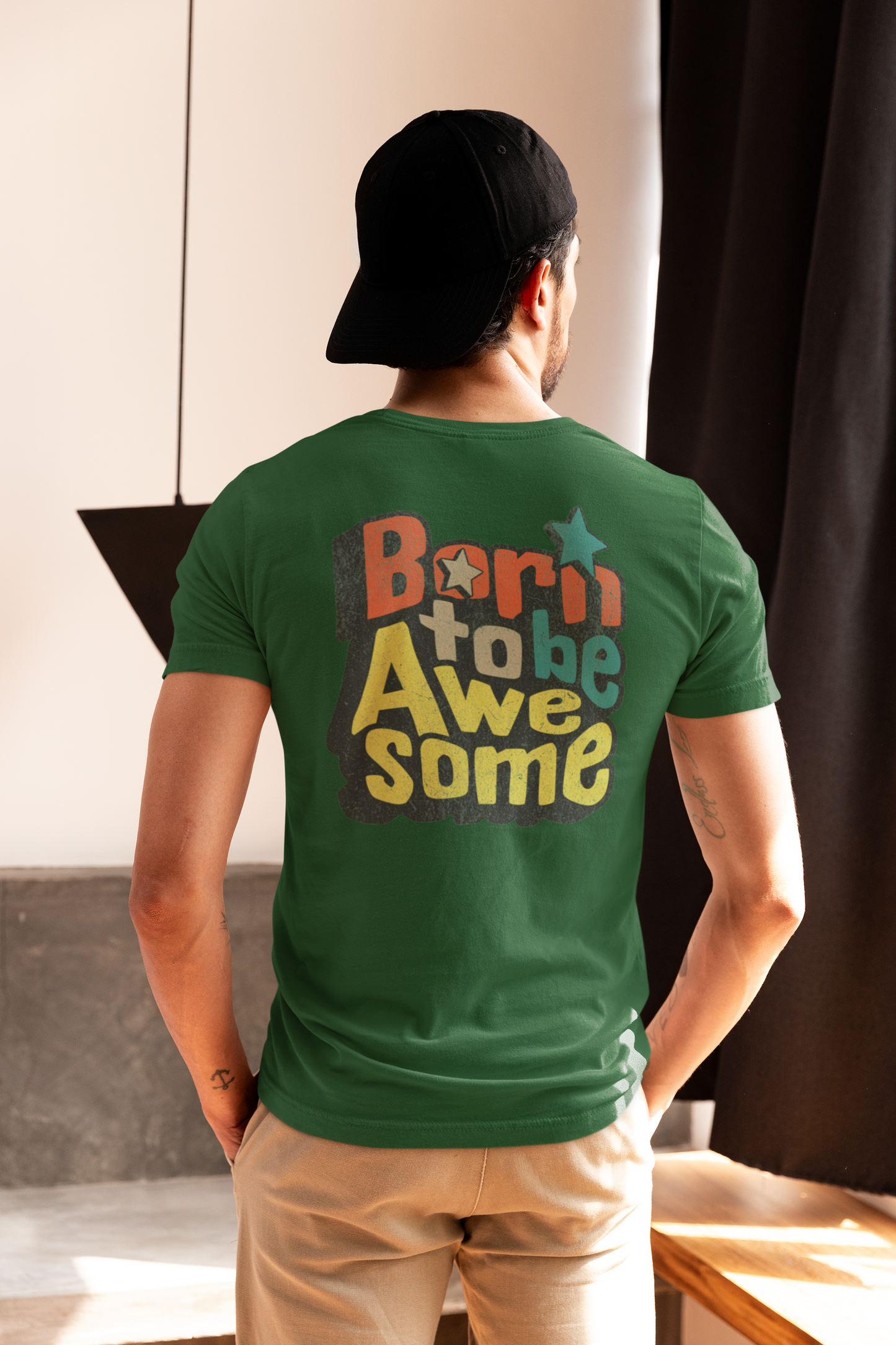 Born to Be Awesome Graphic Men's T-Shirt