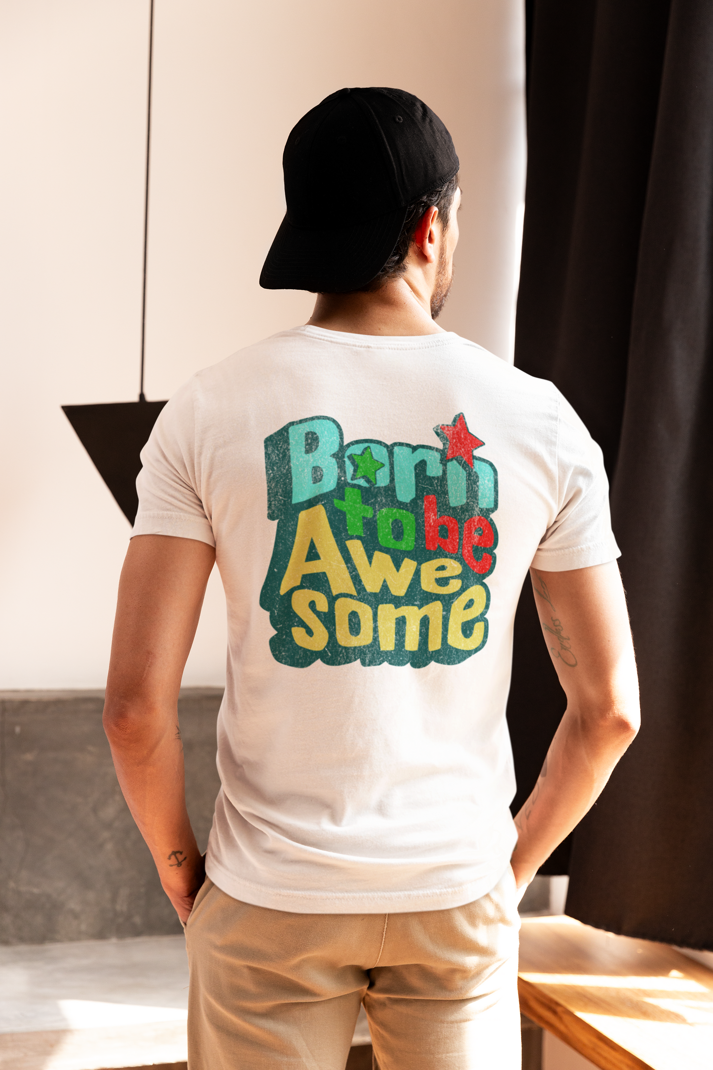 Born to Be Awesome Graphic Men's T-Shirt