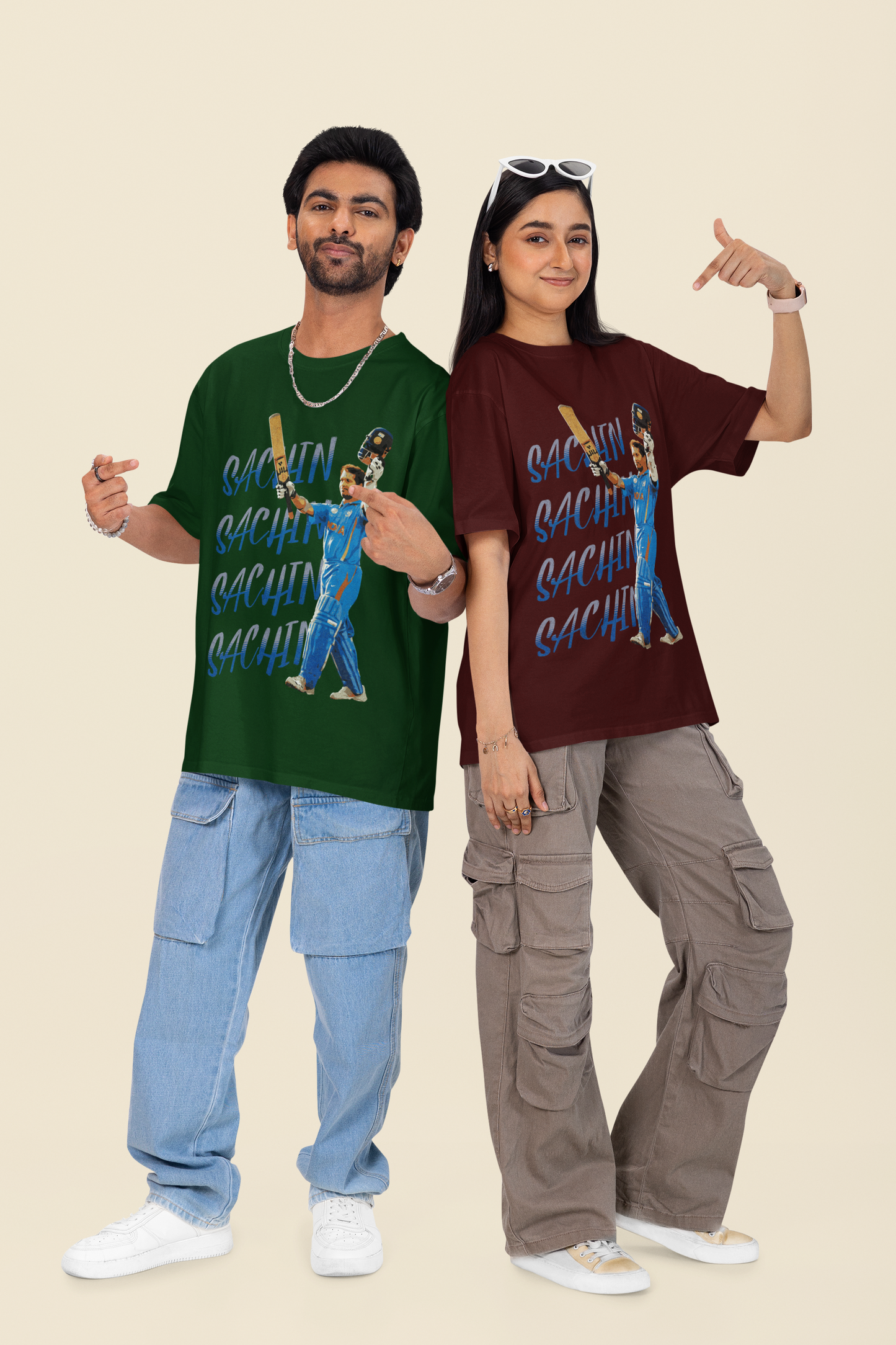 Unisex Oversized Sachin Tendulkar Tshirt