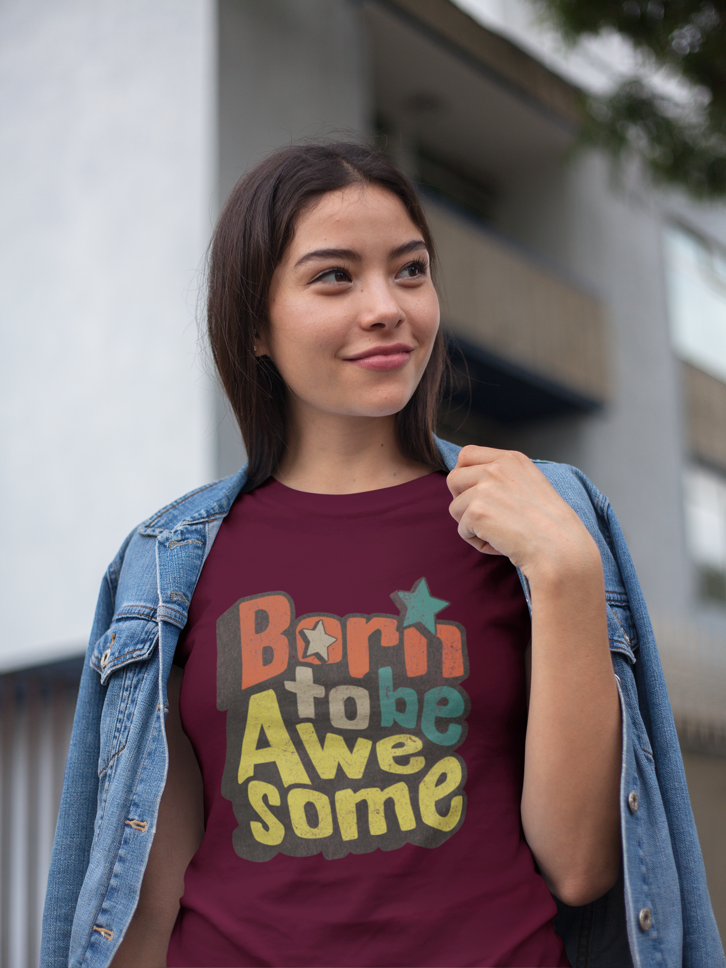 Born to Be Awesome Graphic Women's T-Shirt