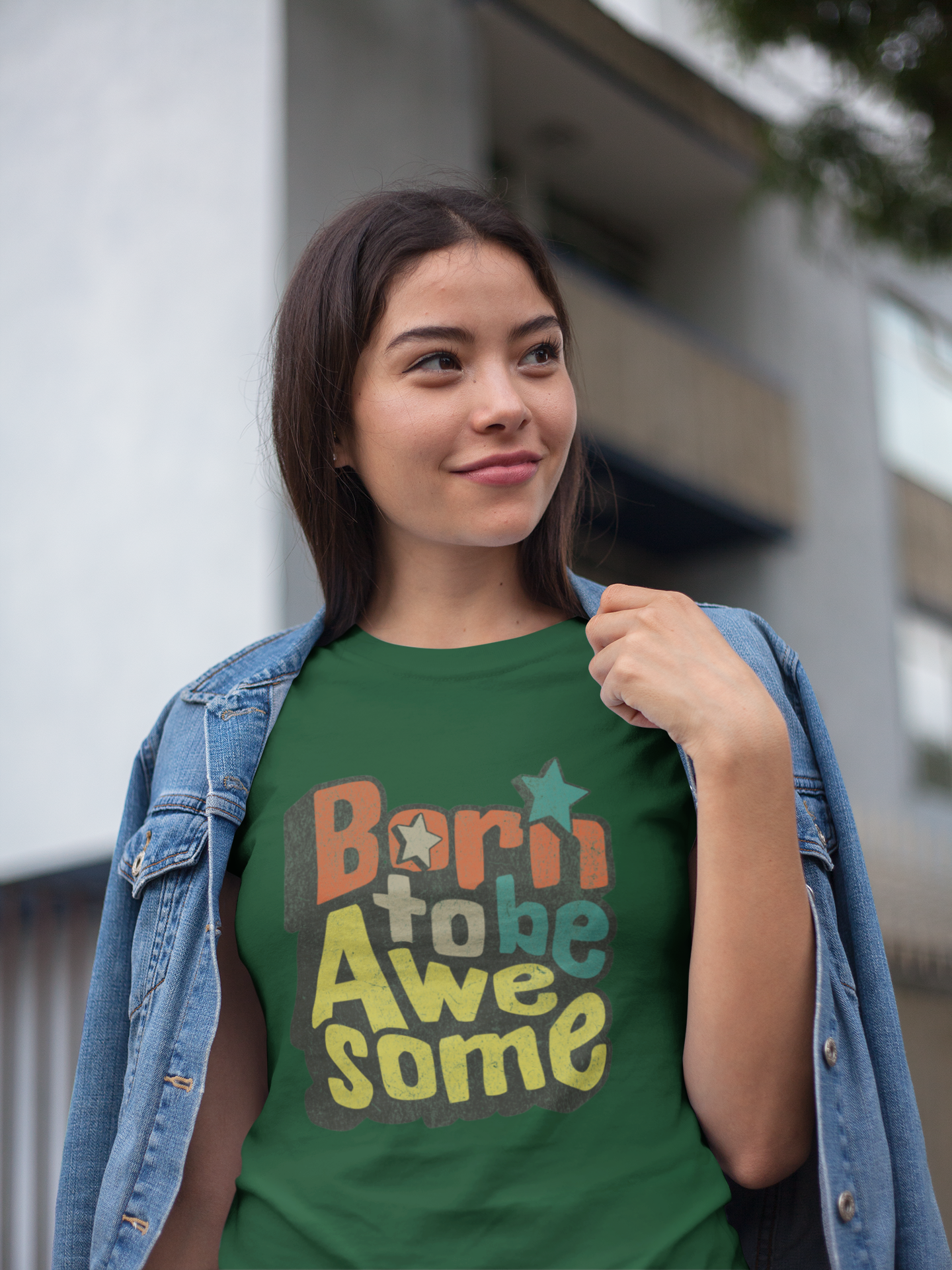 Born to Be Awesome Graphic Women's T-Shirt