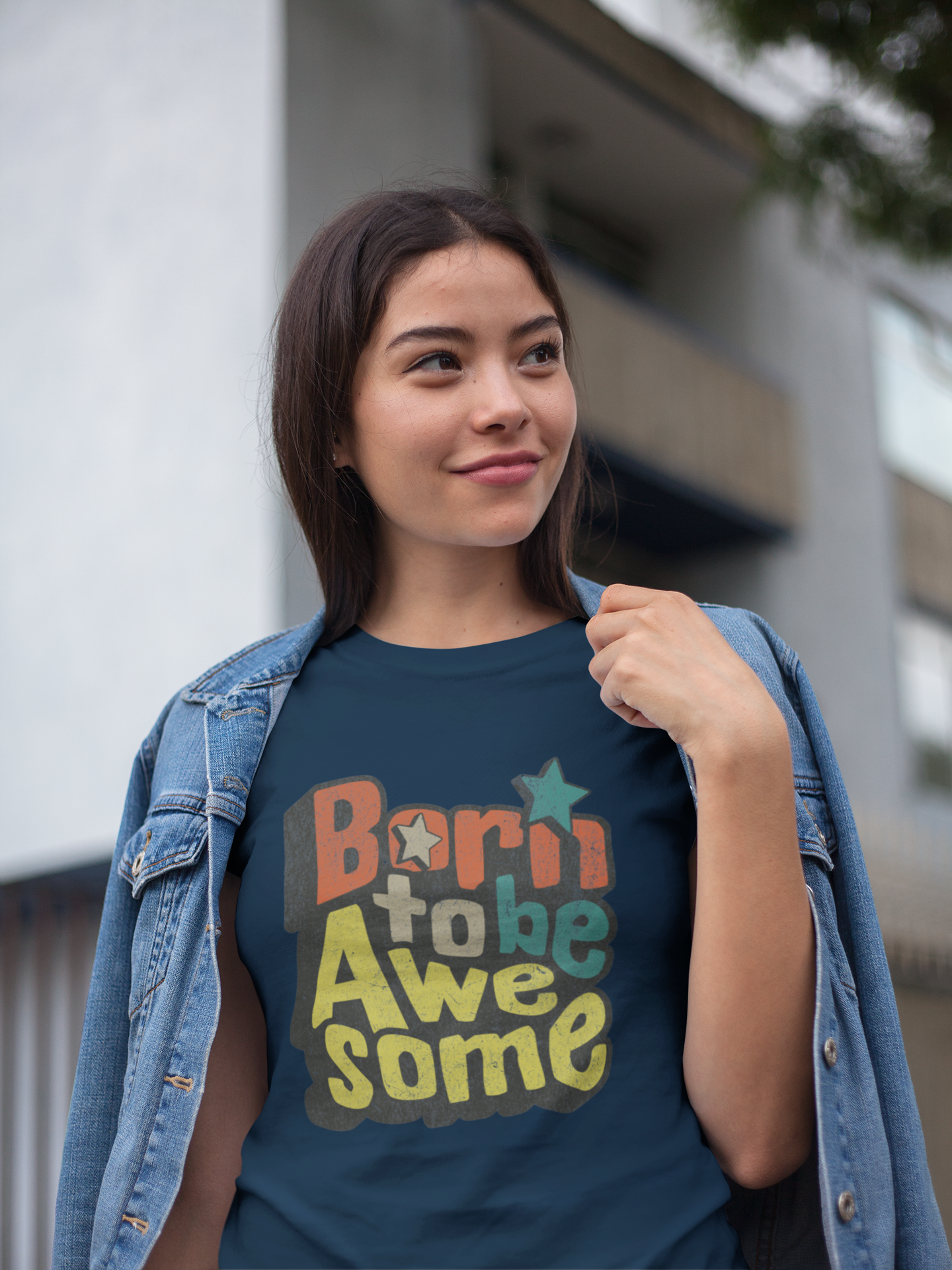 Born to Be Awesome Graphic Women's T-Shirt