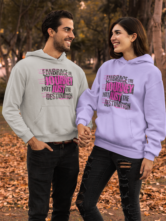 Grey Melange & Lavender hoodie